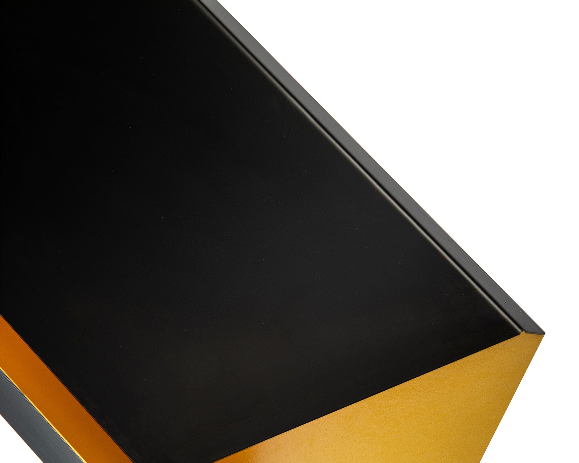 Onyx Wall Light - Brushed Brass & Black