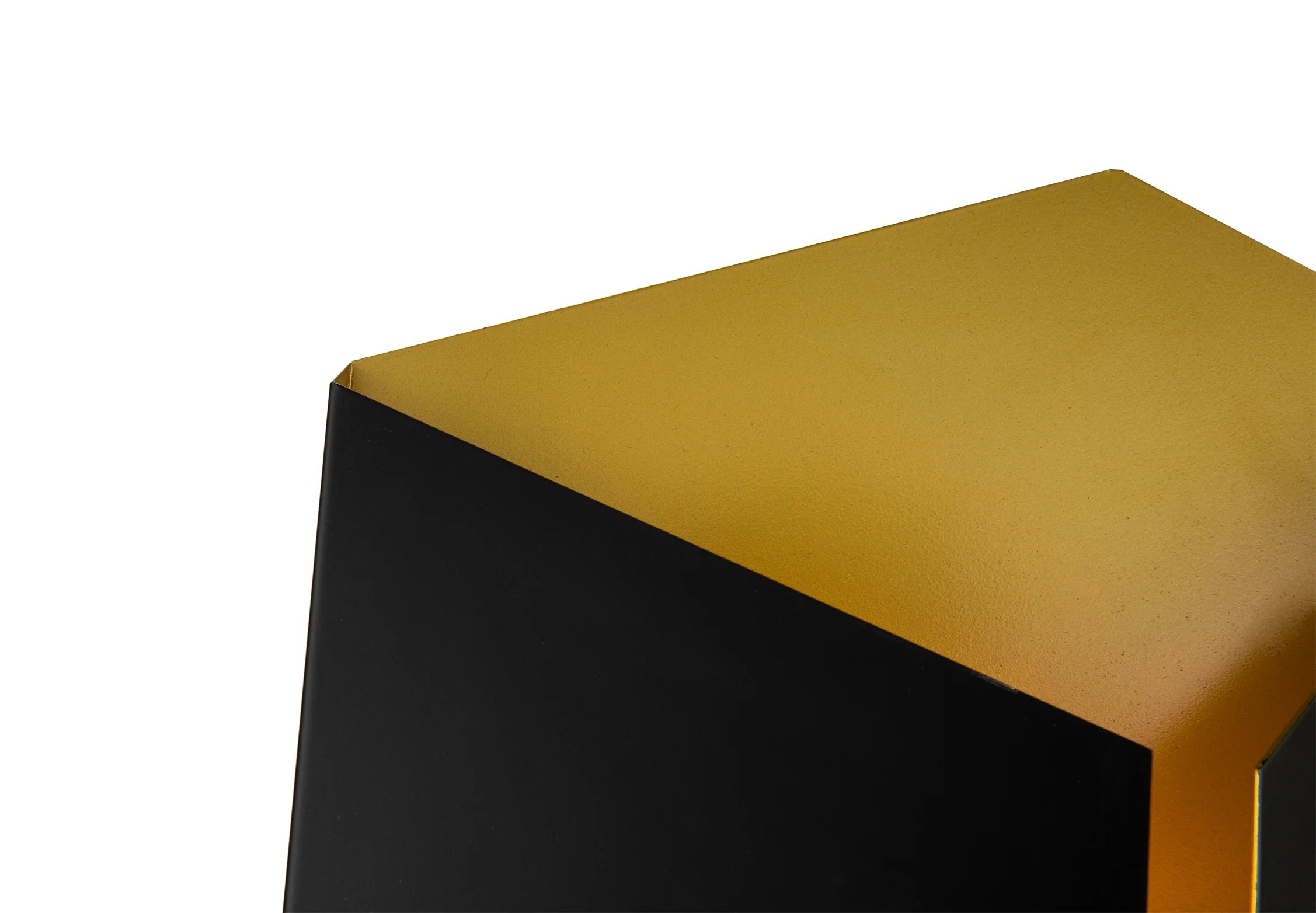 Onyx Brushed Brass & Black Wall Light