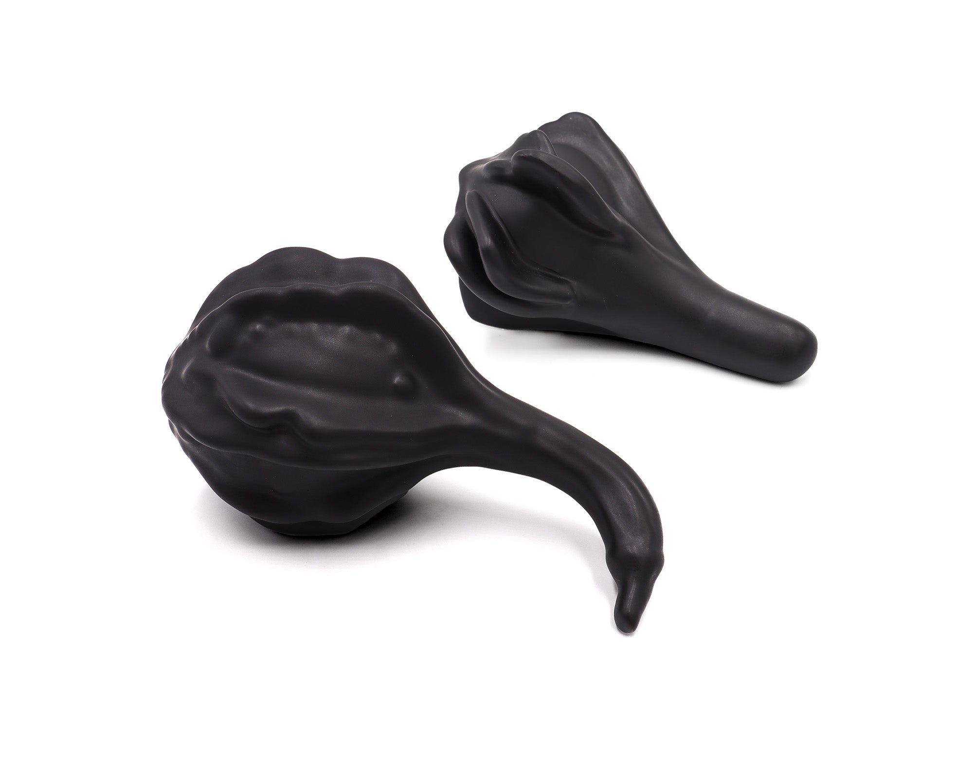 Fugue I Sculpture - Black Ceramic