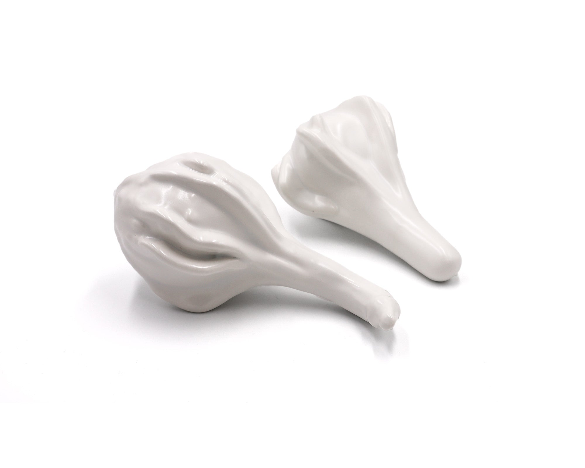 Fugue II Sculpture - White Ceramic