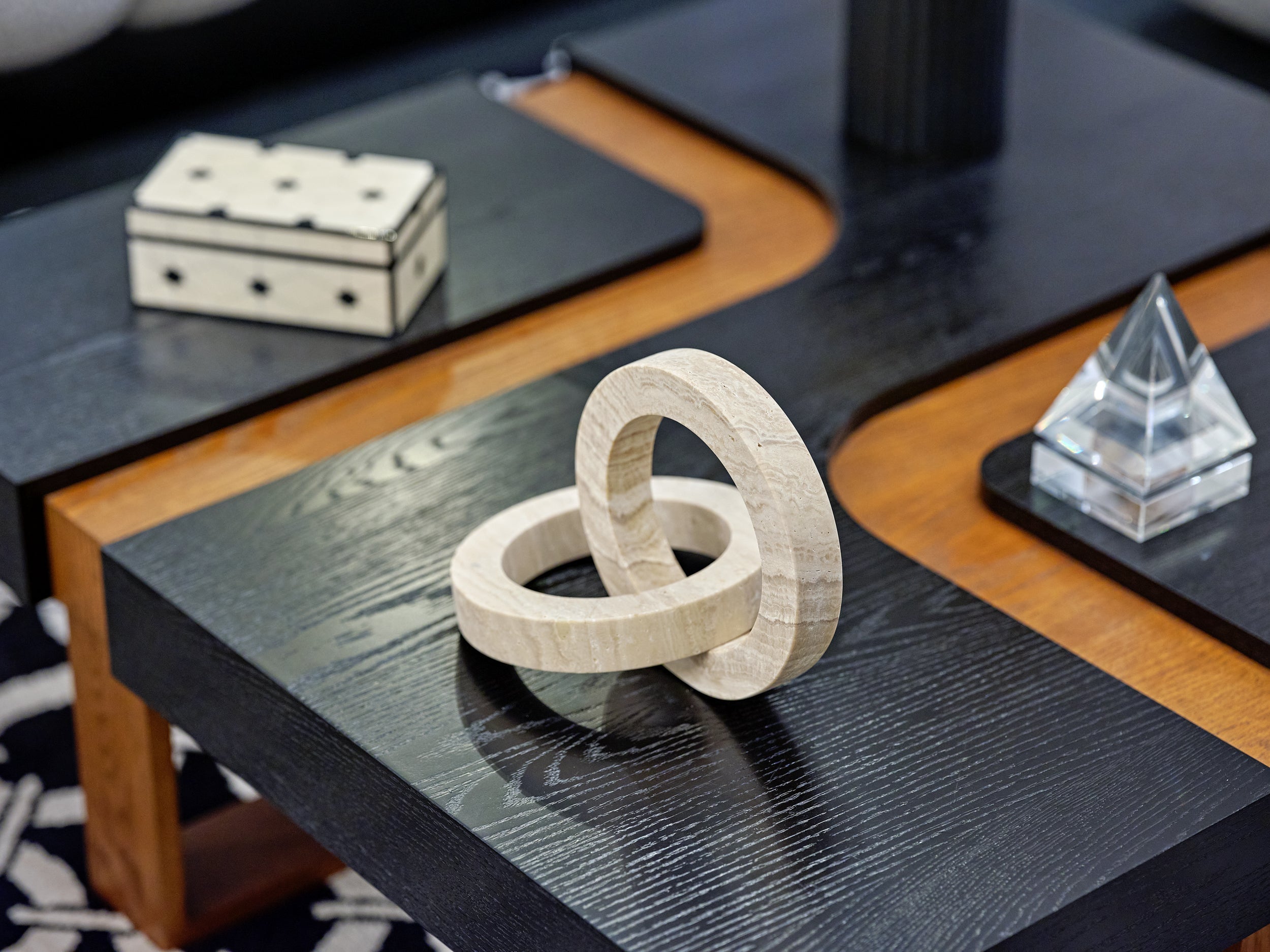 Amulet II Sculpture - Beige Sandstone