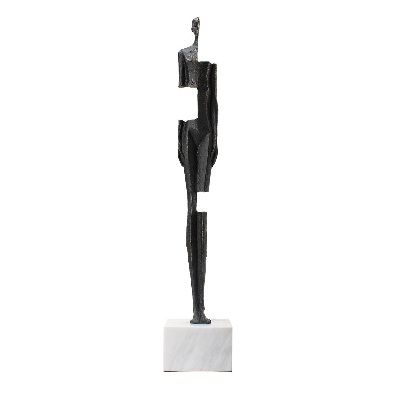 Anima Black & White Marble Sculpture