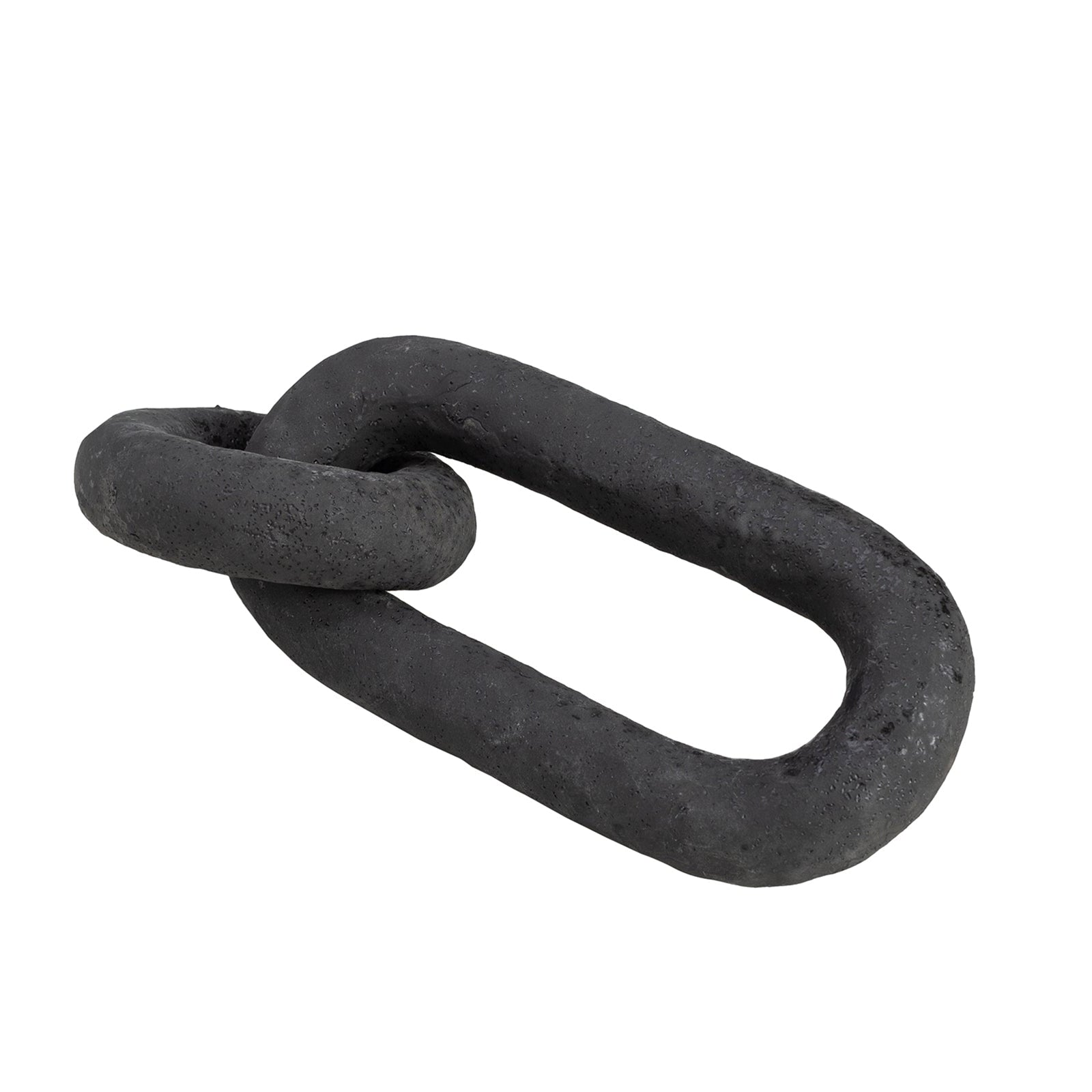 Link I Black Ceramic Sculpture