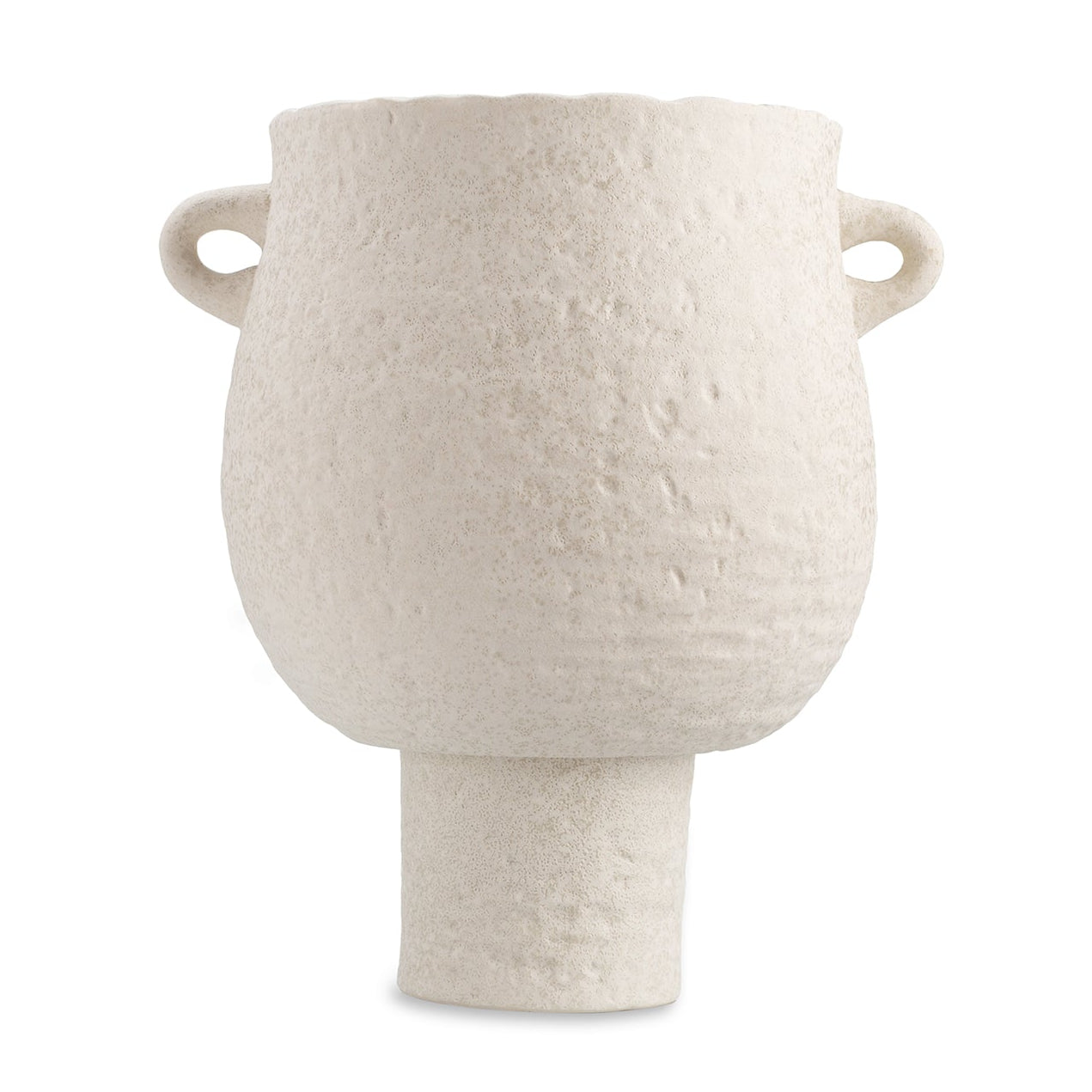 Ancien White Ceramic Vase