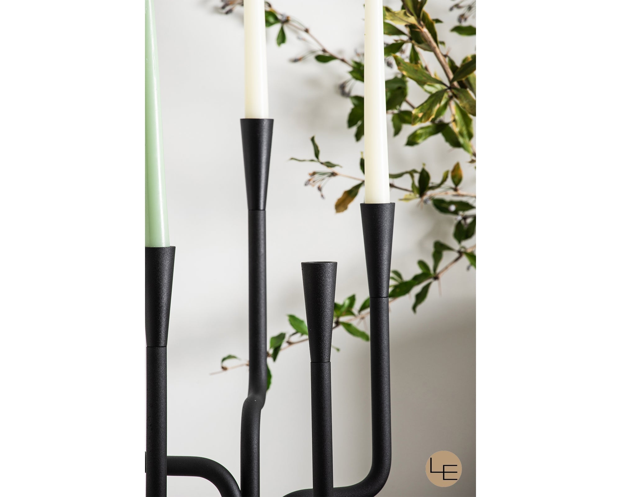 Maman Candle Holder - White/Black