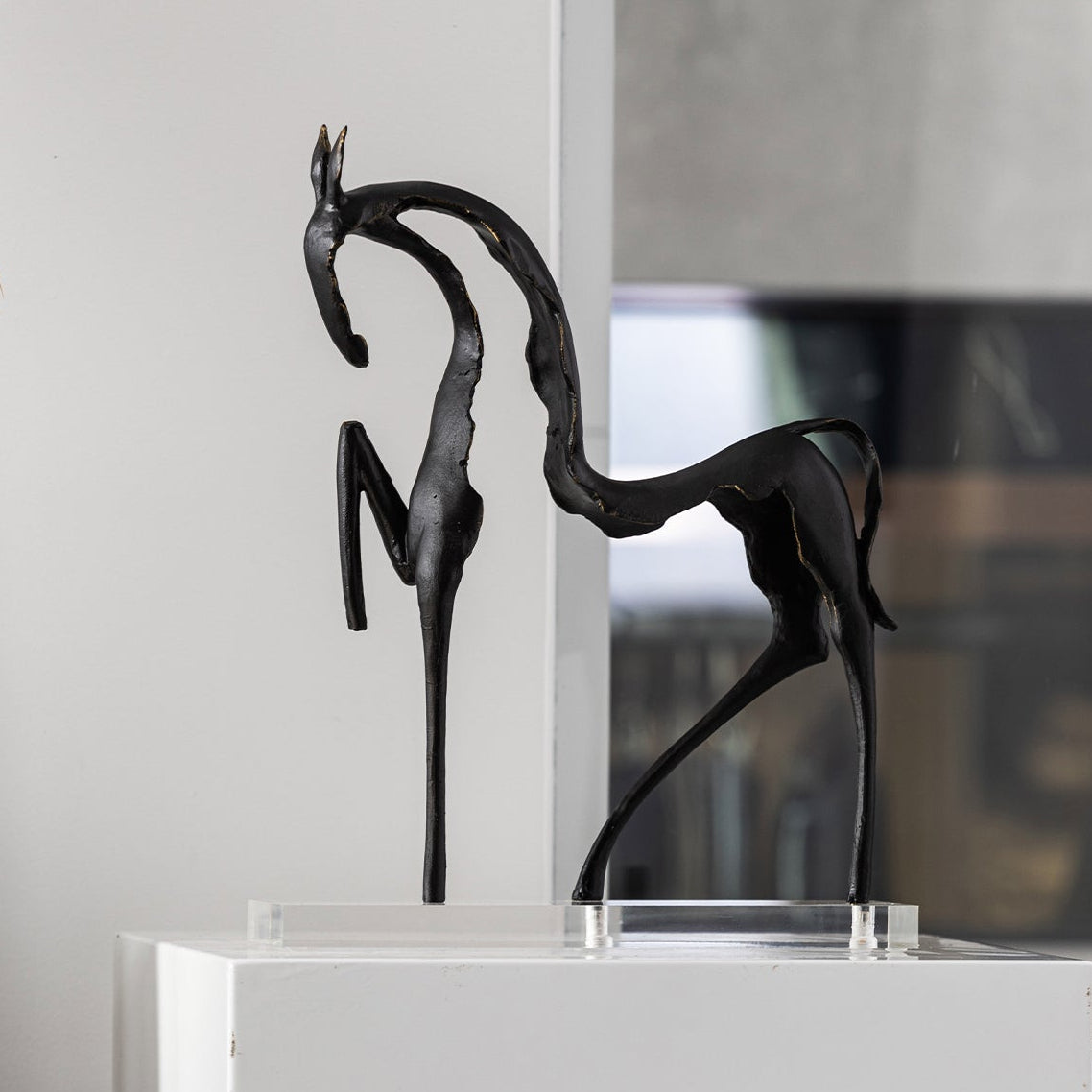 Equus White & Black Sculpture