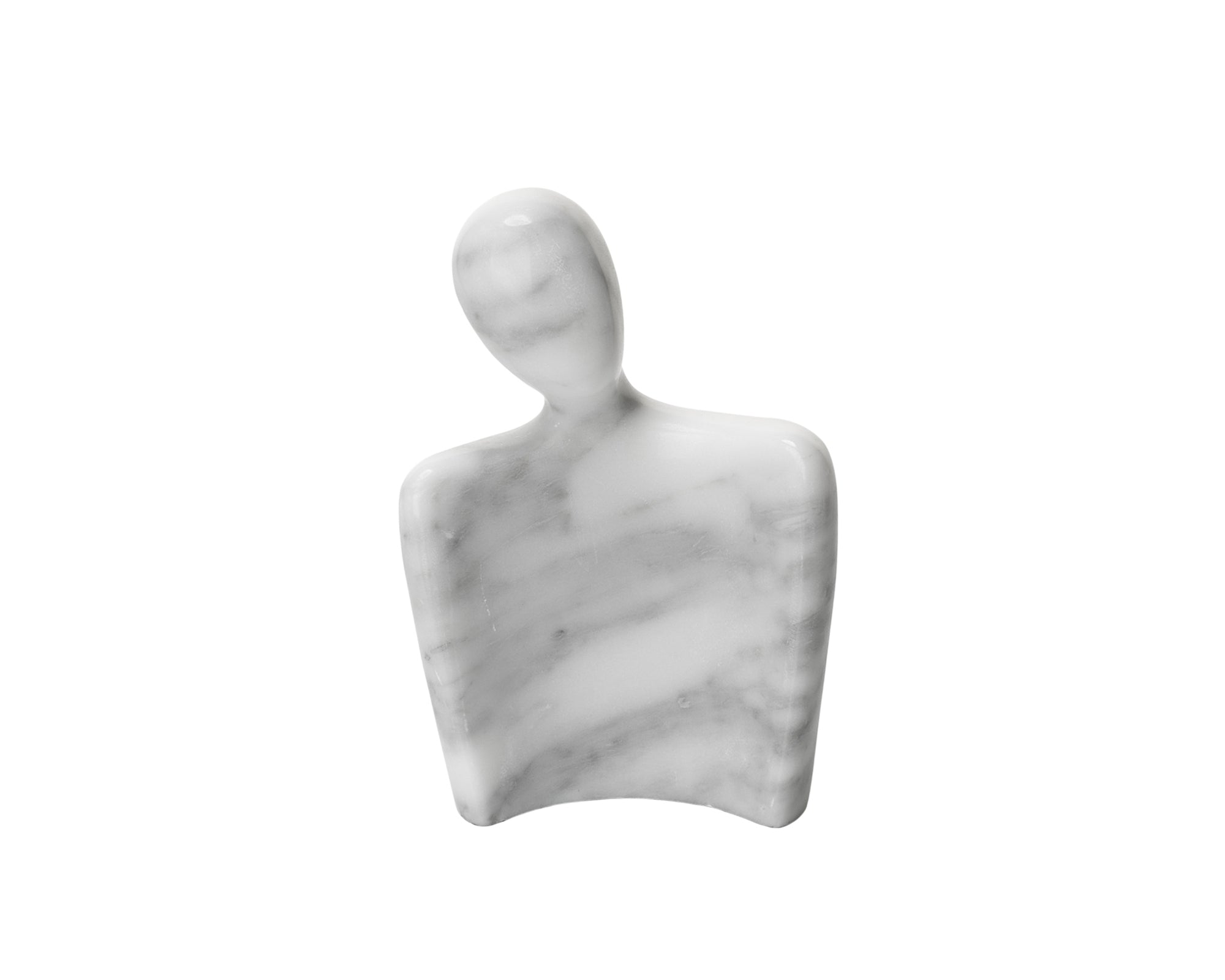Leon Sculpture set of 2 - White Marble