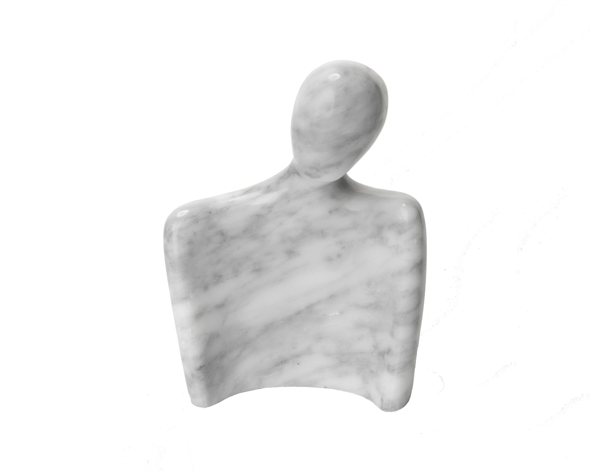Leon Sculpture set of 2 - White Marble