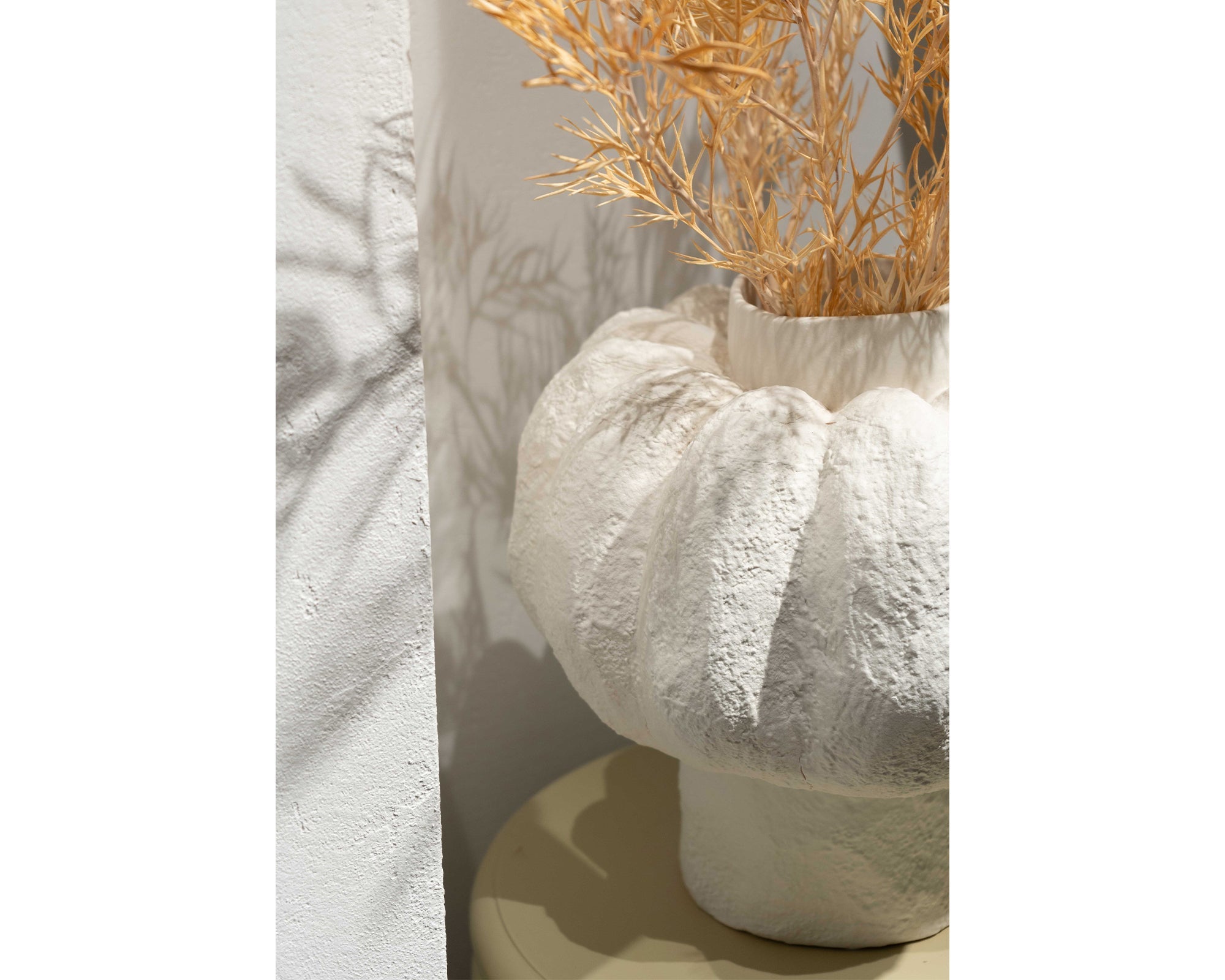 Felix Ceramic Vase - White