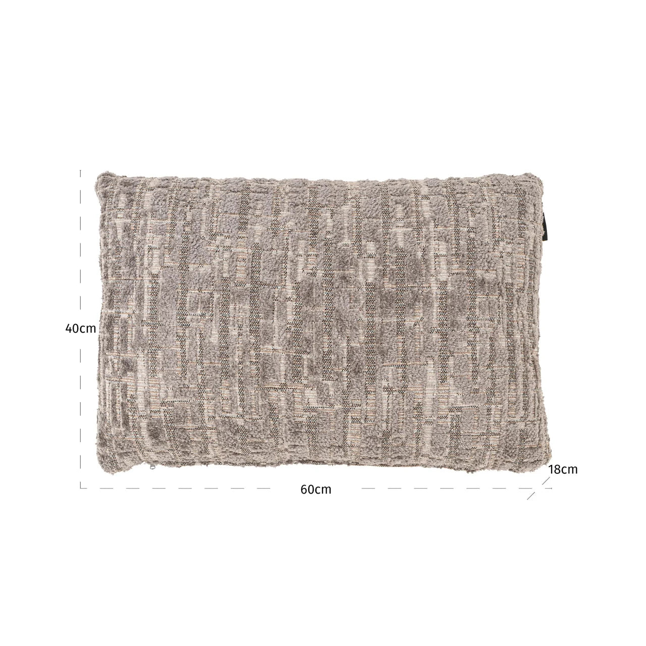 Richmond Interiors Olin Greige Cushion 40X60