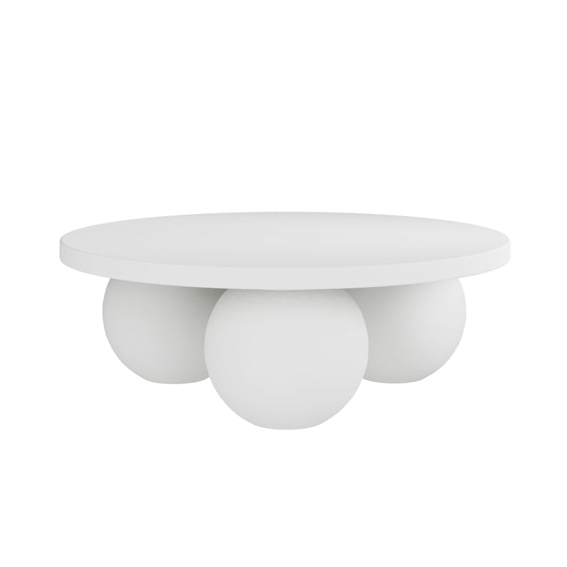 Kenji White Round Coffee Table