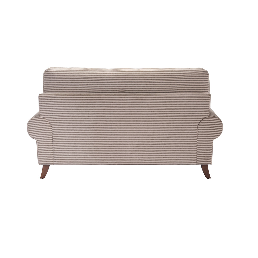 Kent Grey Stripe Chenille 2 Seater Sofa