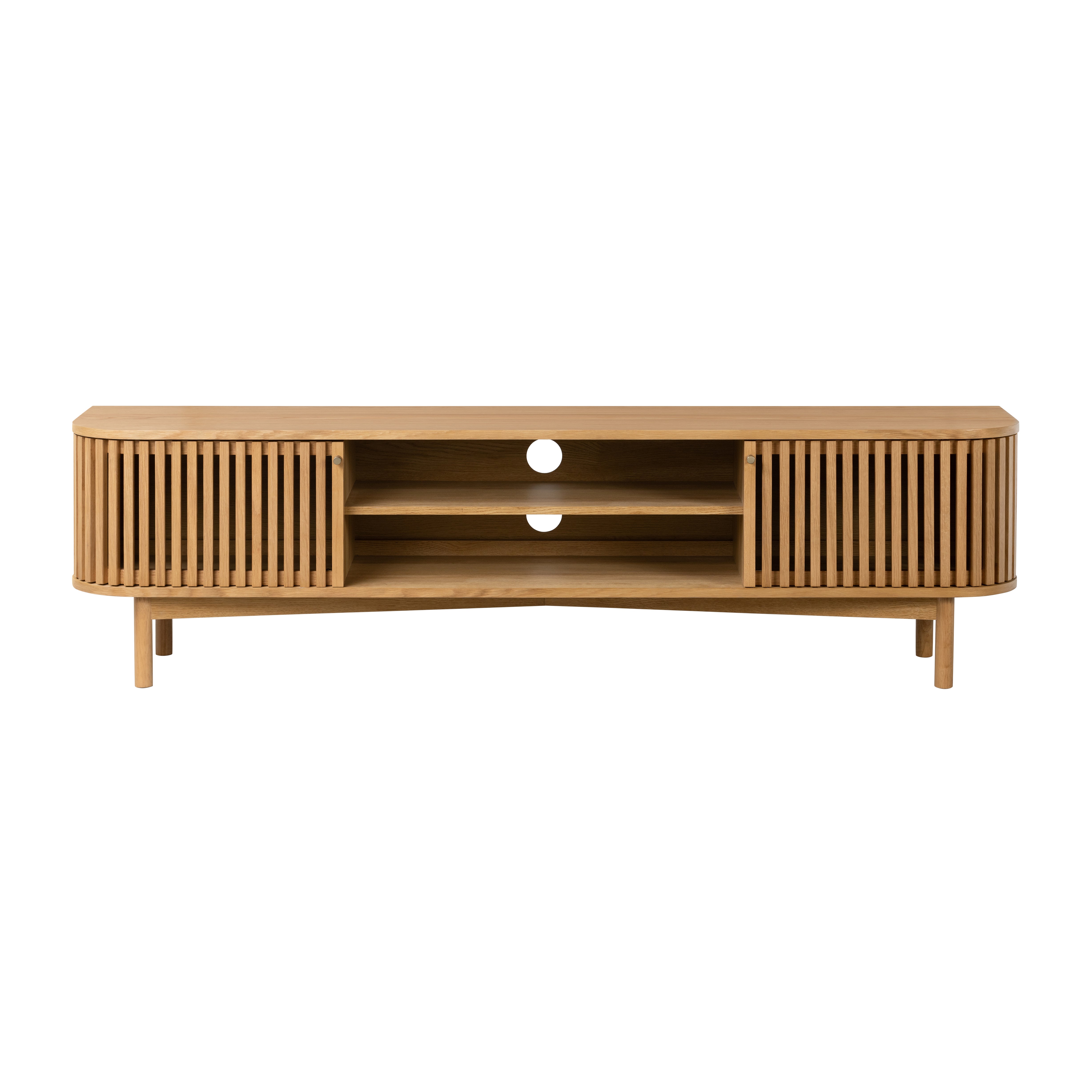 Colton Natural Wood Large TV Unit
