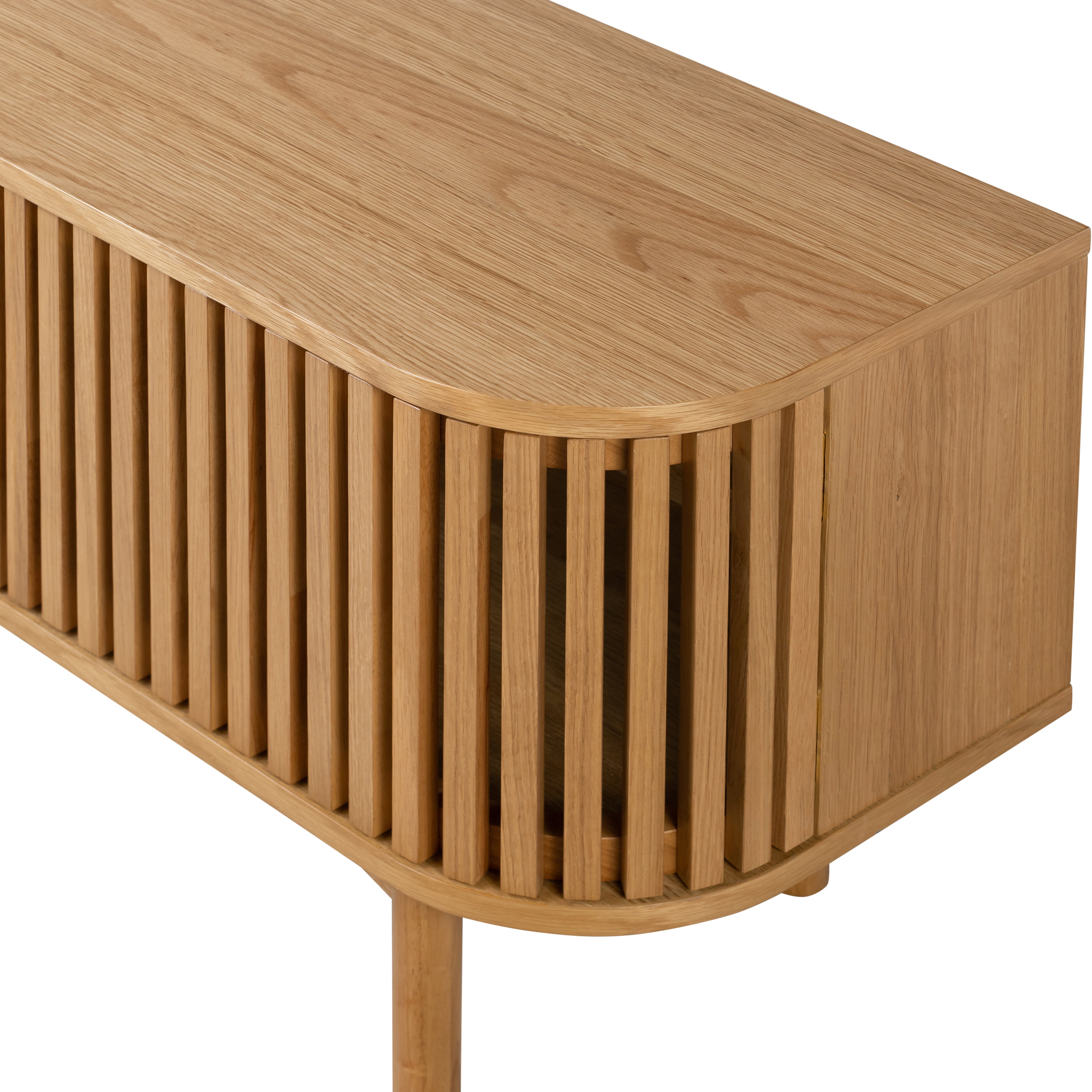 Colton Natural Wood Large TV Unit