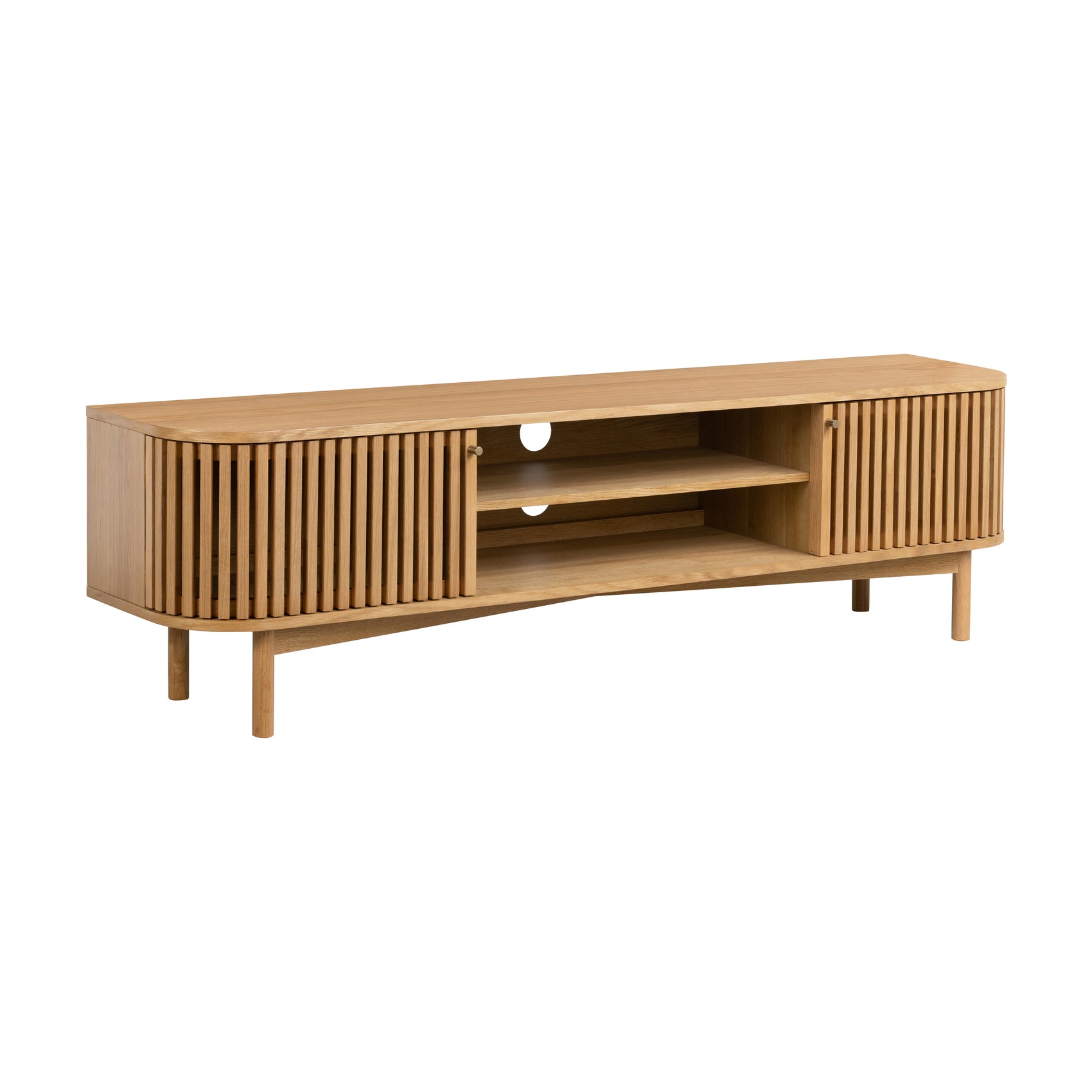 Colton Natural Wood Large TV Unit