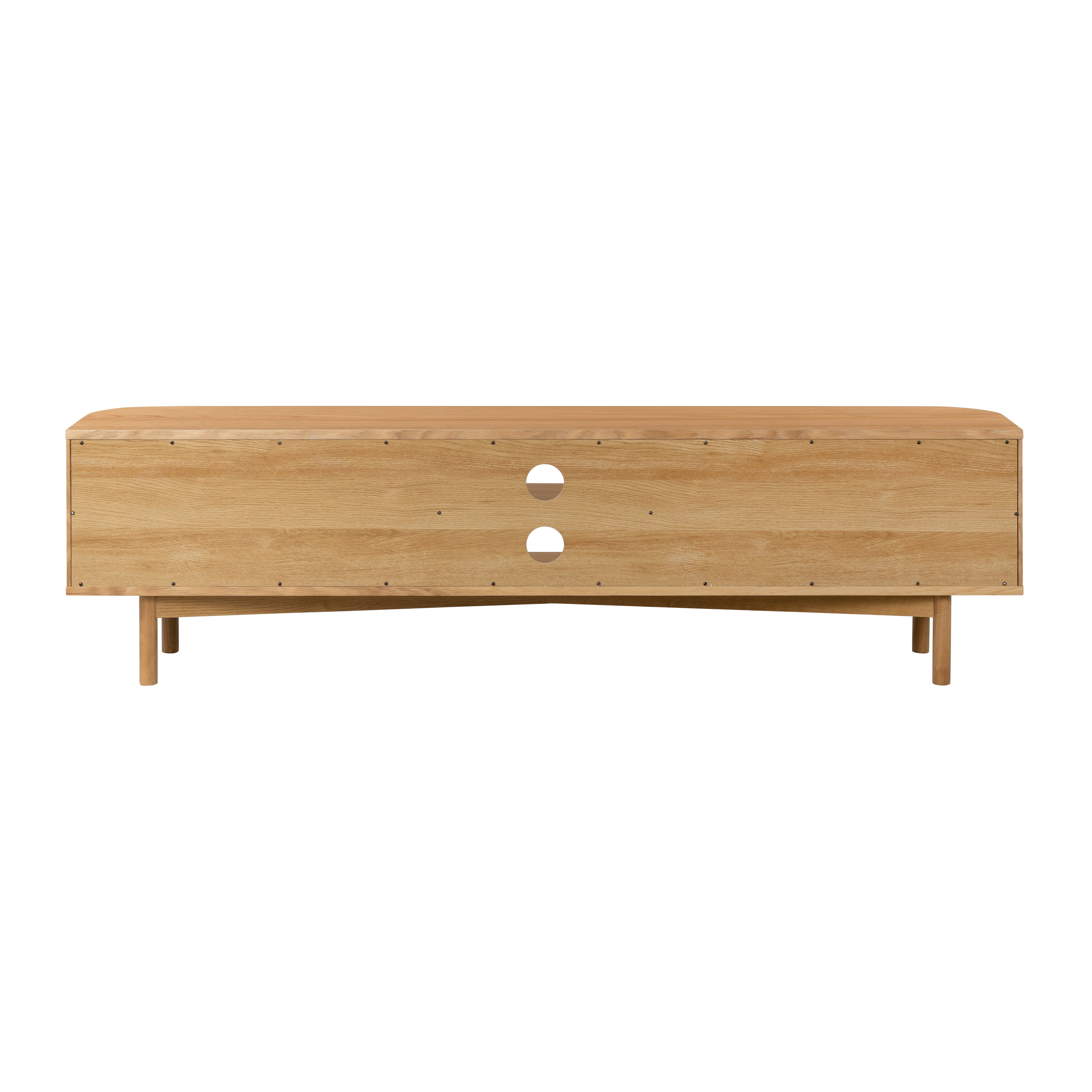 Colton Natural Wood Large TV Unit
