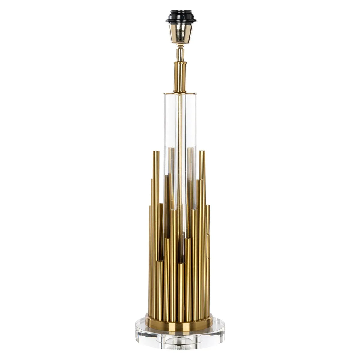 Richmond Interiors Dex Brushed Gold Organ Table Lamp - CLEARANCE