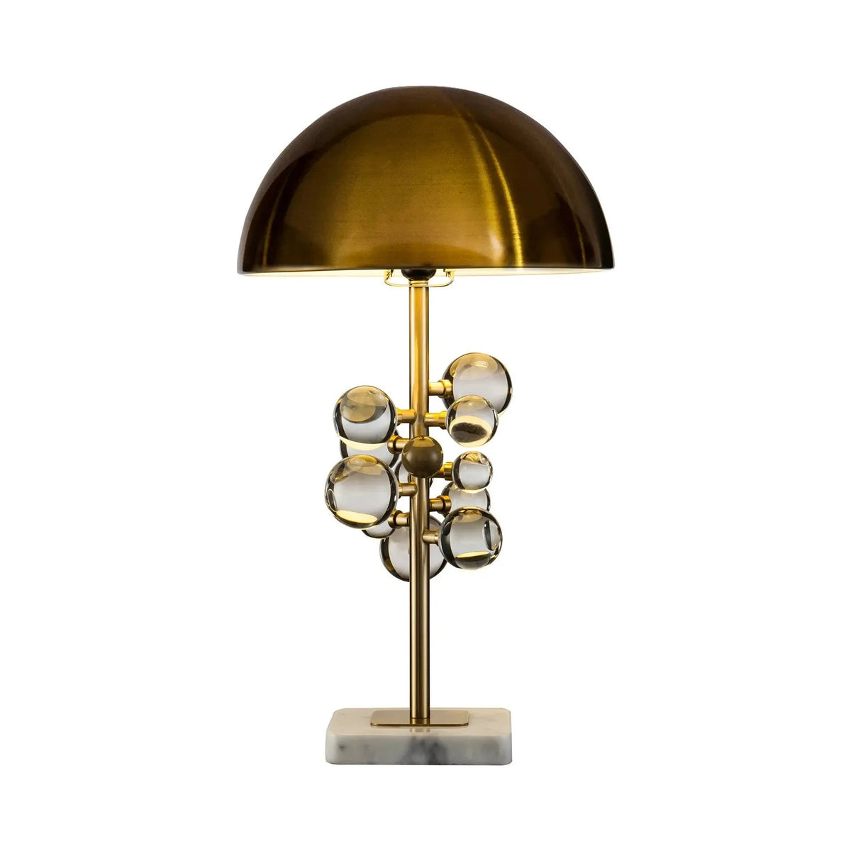 Richmond Interiors Bela Glass Cluster & Bronze Table Lamp