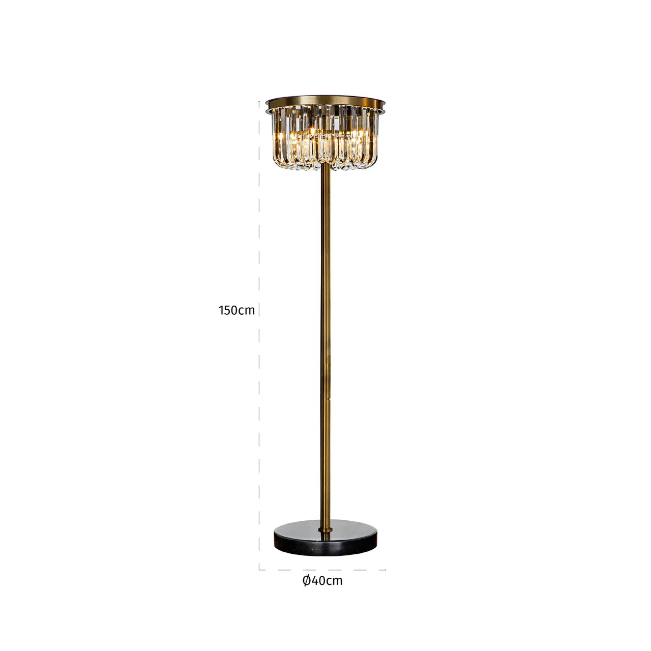 Richmond Interiors Floor Lamp Dagmar Bronze