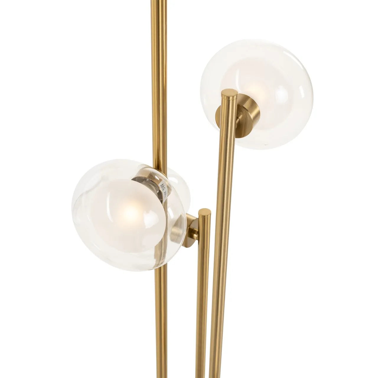 Richmond Interiors Floor Lamp Luva Brass Brushed Gold