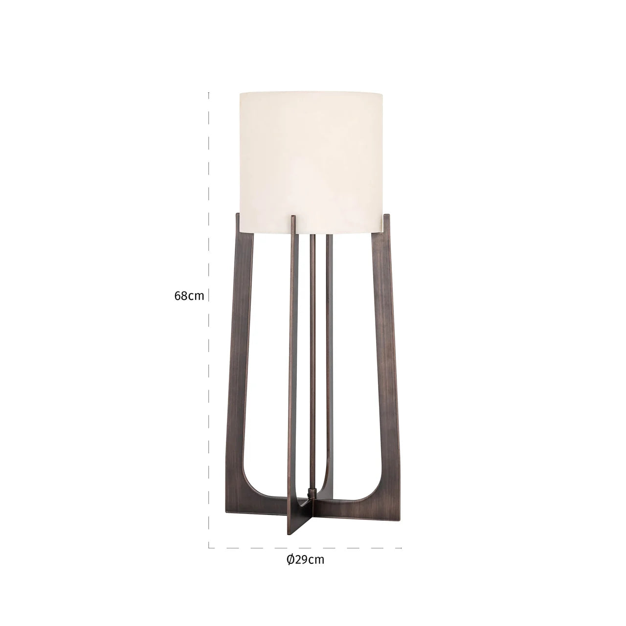 Richmond Interiors Loura Bronze Table Lamp | Large
