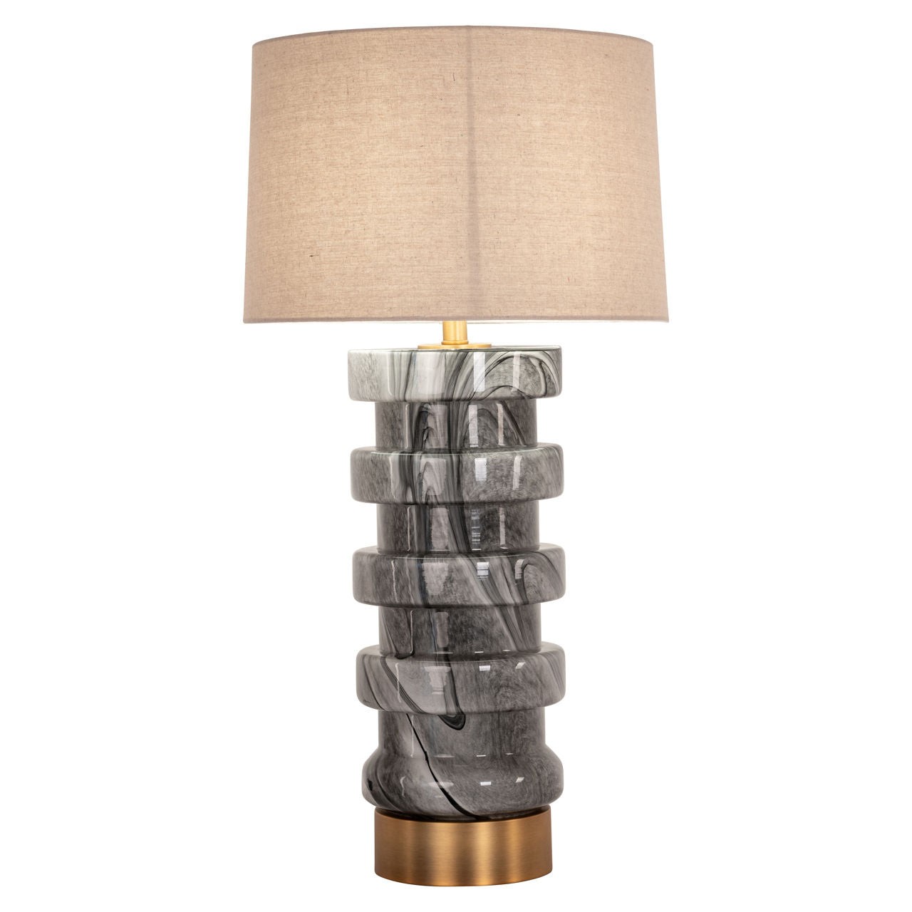 Table lamp Jaylee black/white