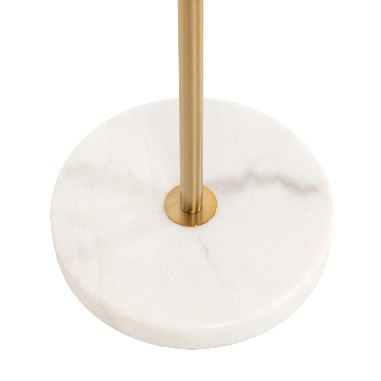 Richmond Interiors Janou White Marble & Gold Floor Lamp