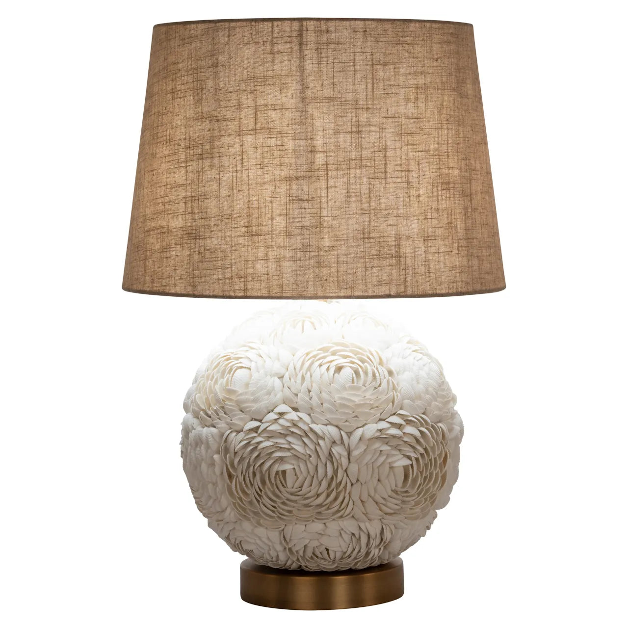 Richmond Interiors Jamie White Shell Table Lamp