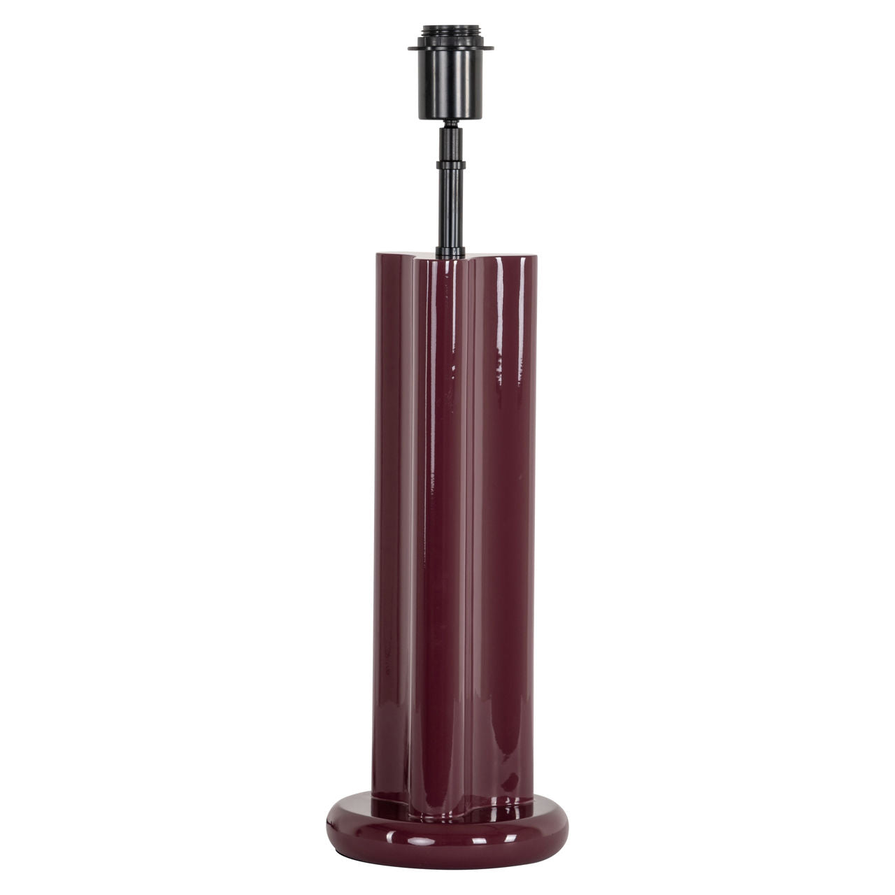 Table lamp Alina burgundy