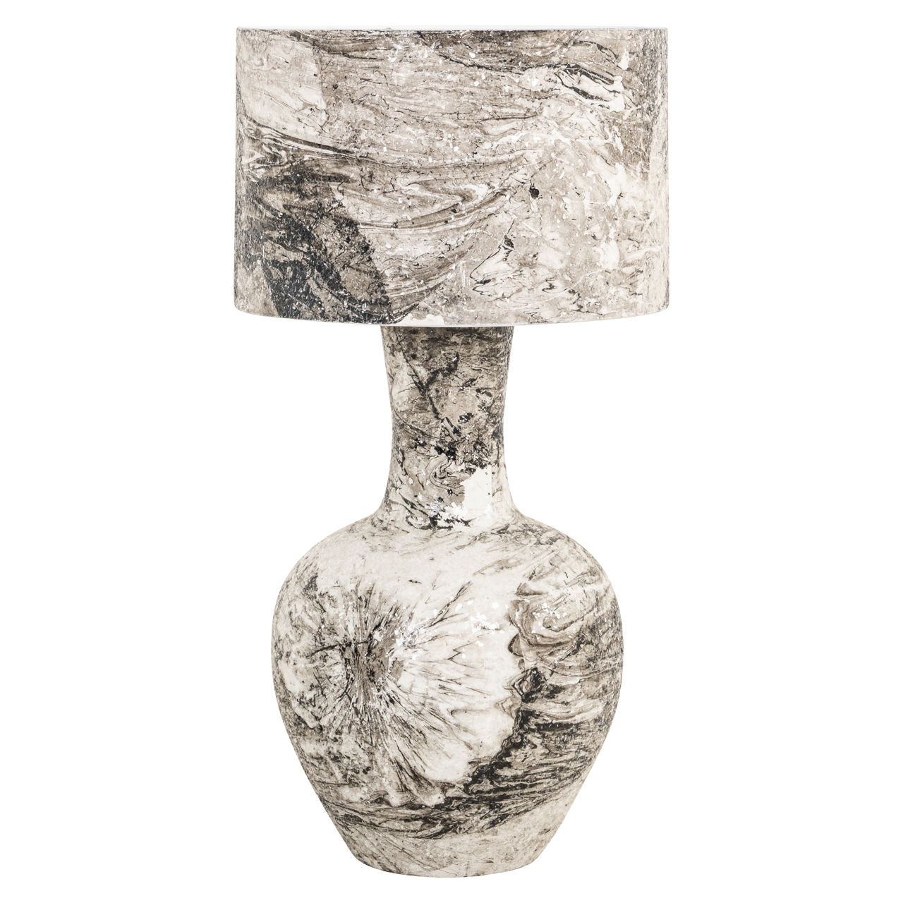 Table lamp Cecile black/white
