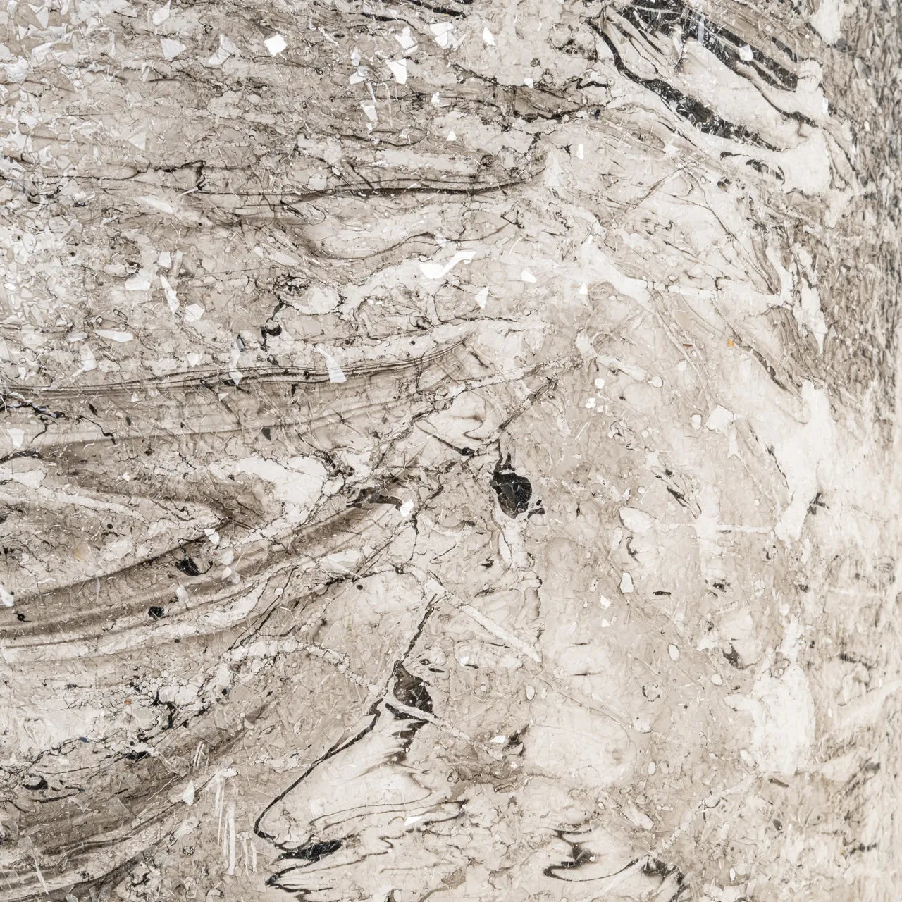 Richmond Interiors Cecile Grey Marble Design Table Lamp