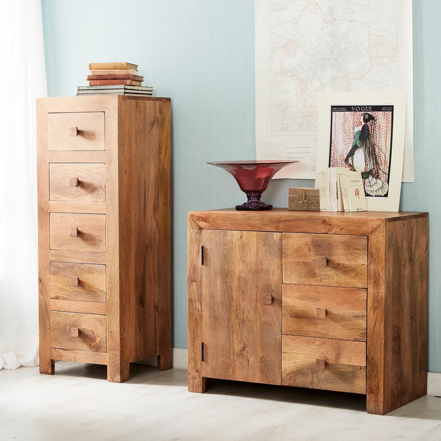 Canterbury Natural Mango Wood Sideboard