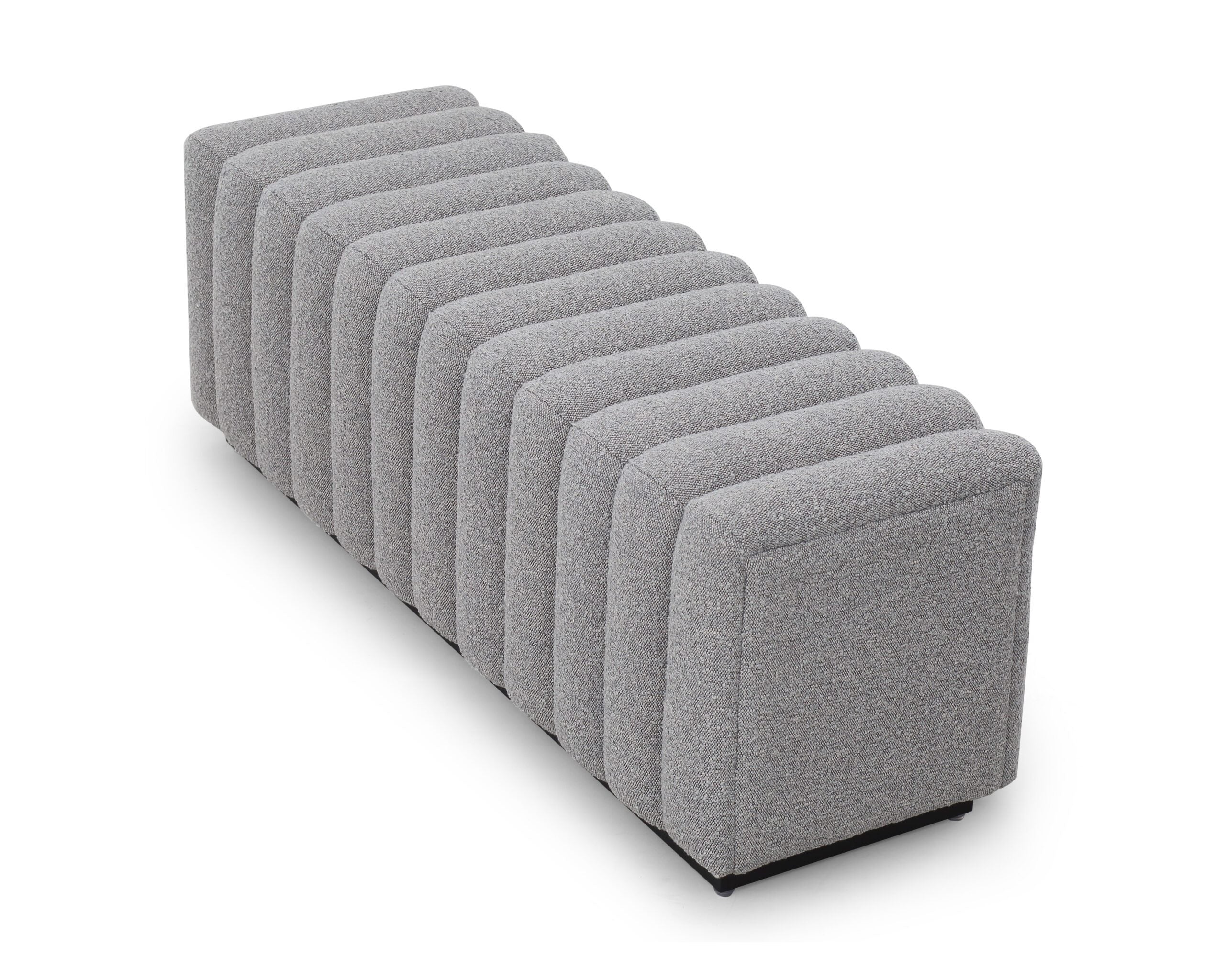 Kalum Bench - Boucle Grey