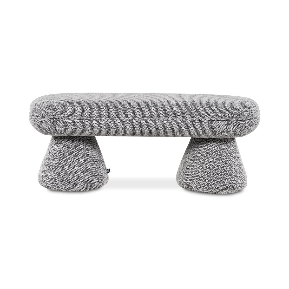 Cusco Solo Black Chenille Dining Bench