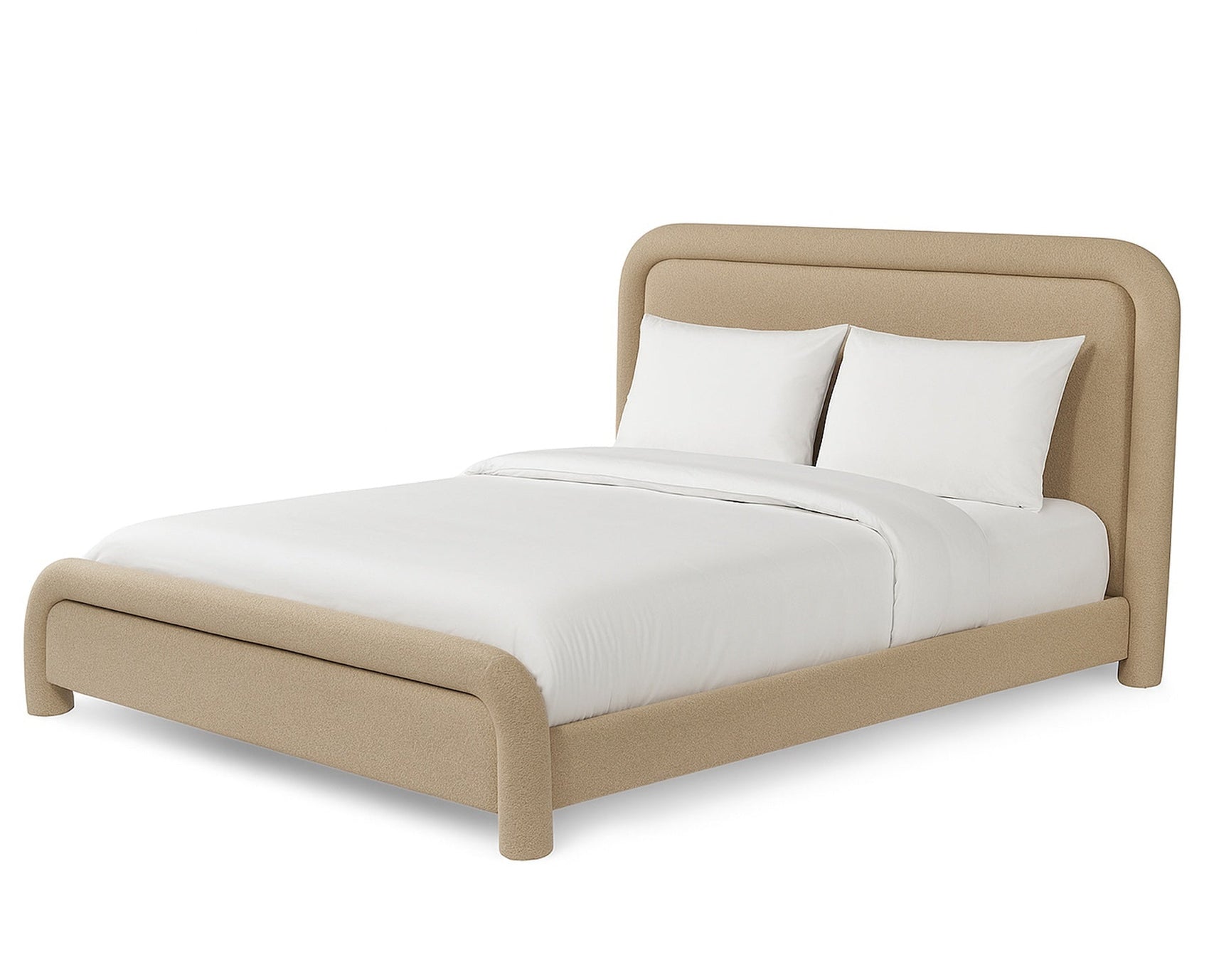 Bareta Capella Sand Chenille Bed King Size