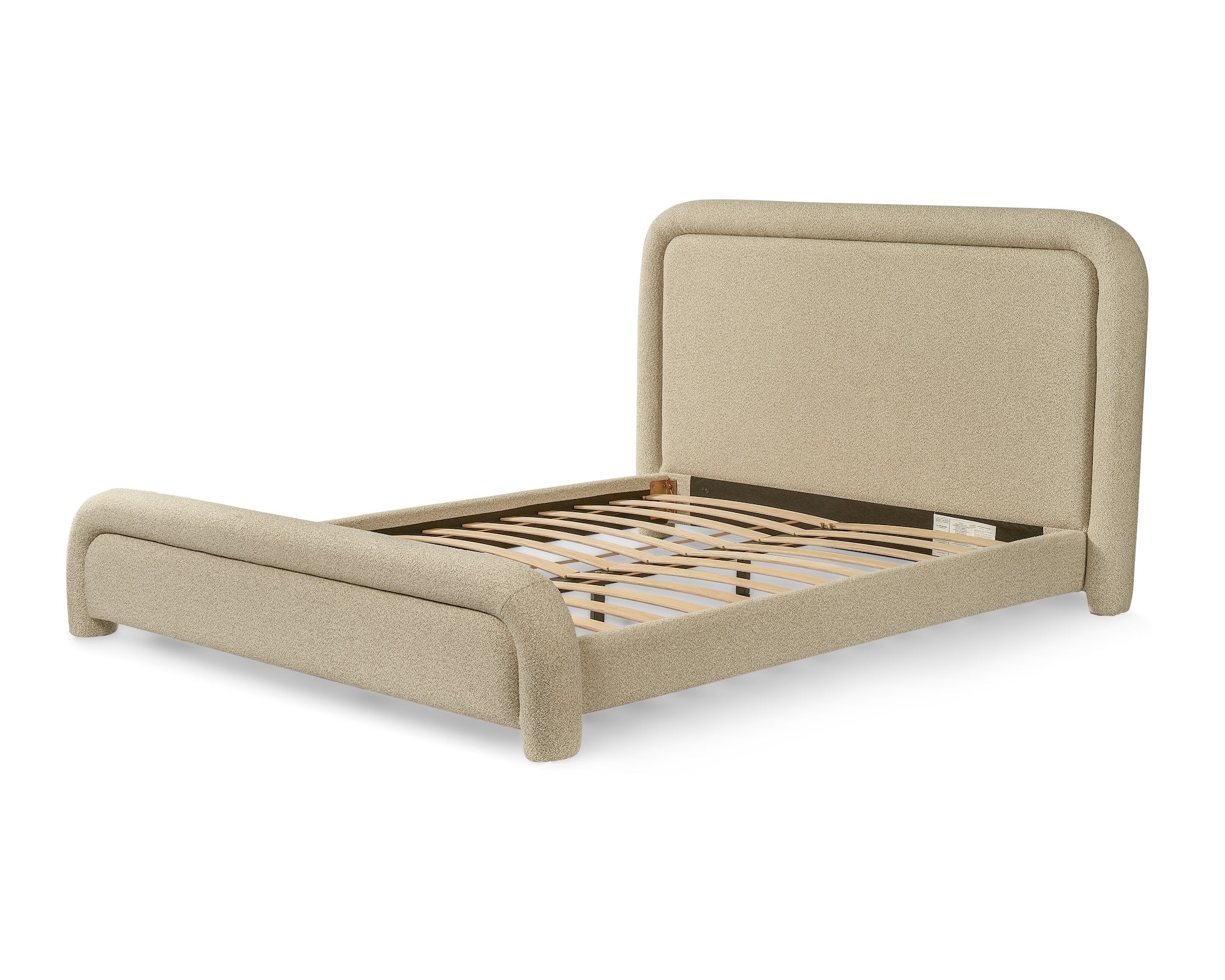 Bareta Capella Sand Chenille Bed King Size