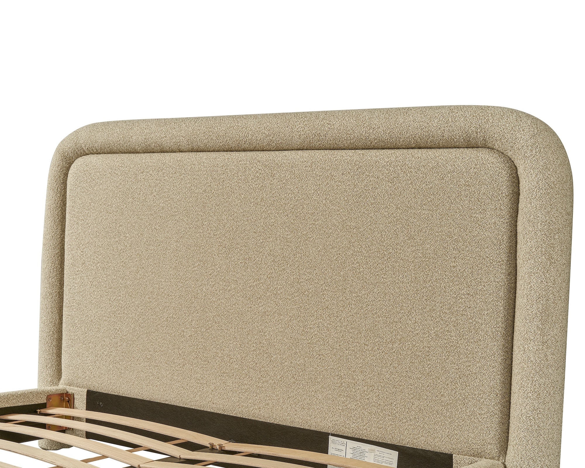 Bareta Capella Sand Chenille Bed King Size
