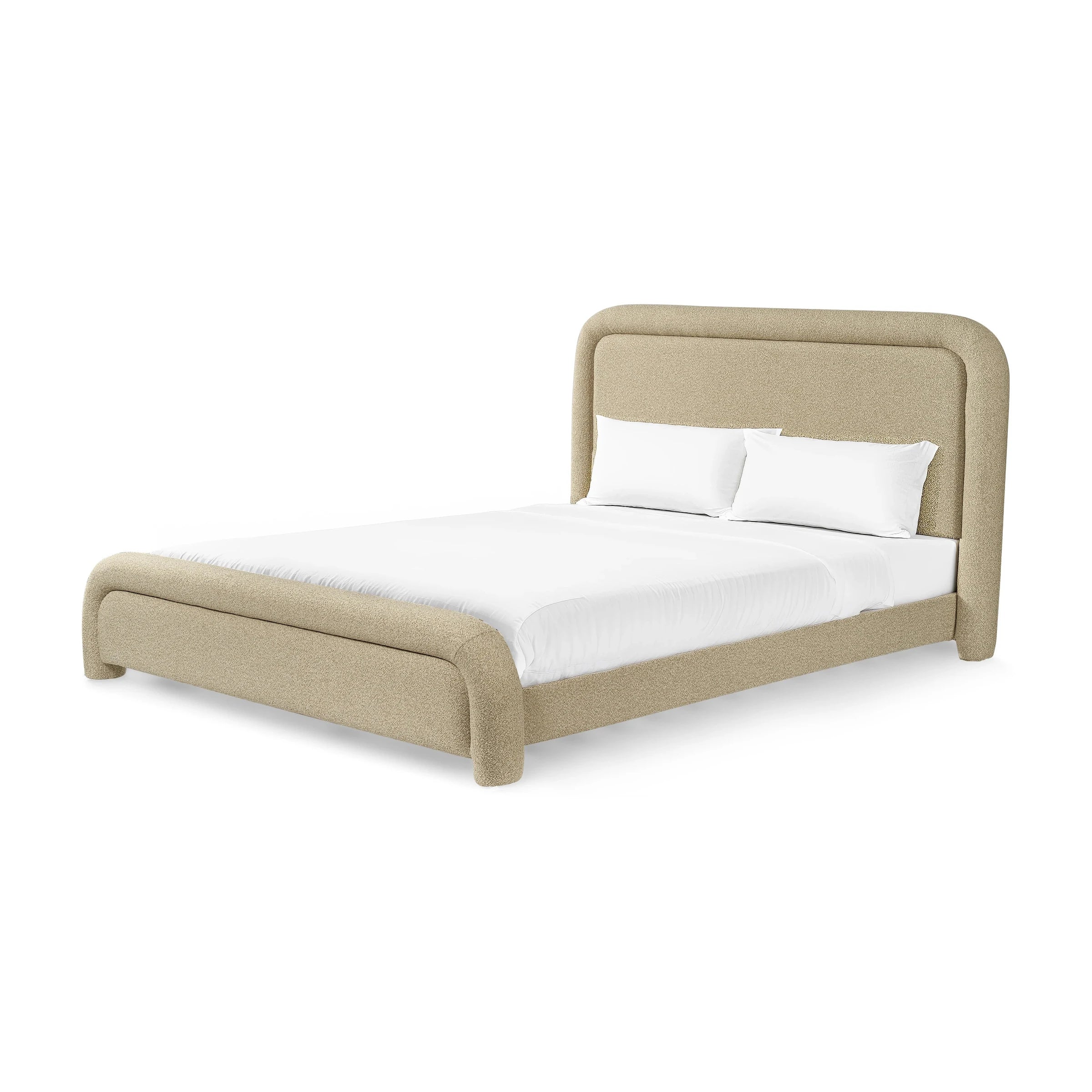 Bareta Capella Sand Chenille Bed King Size