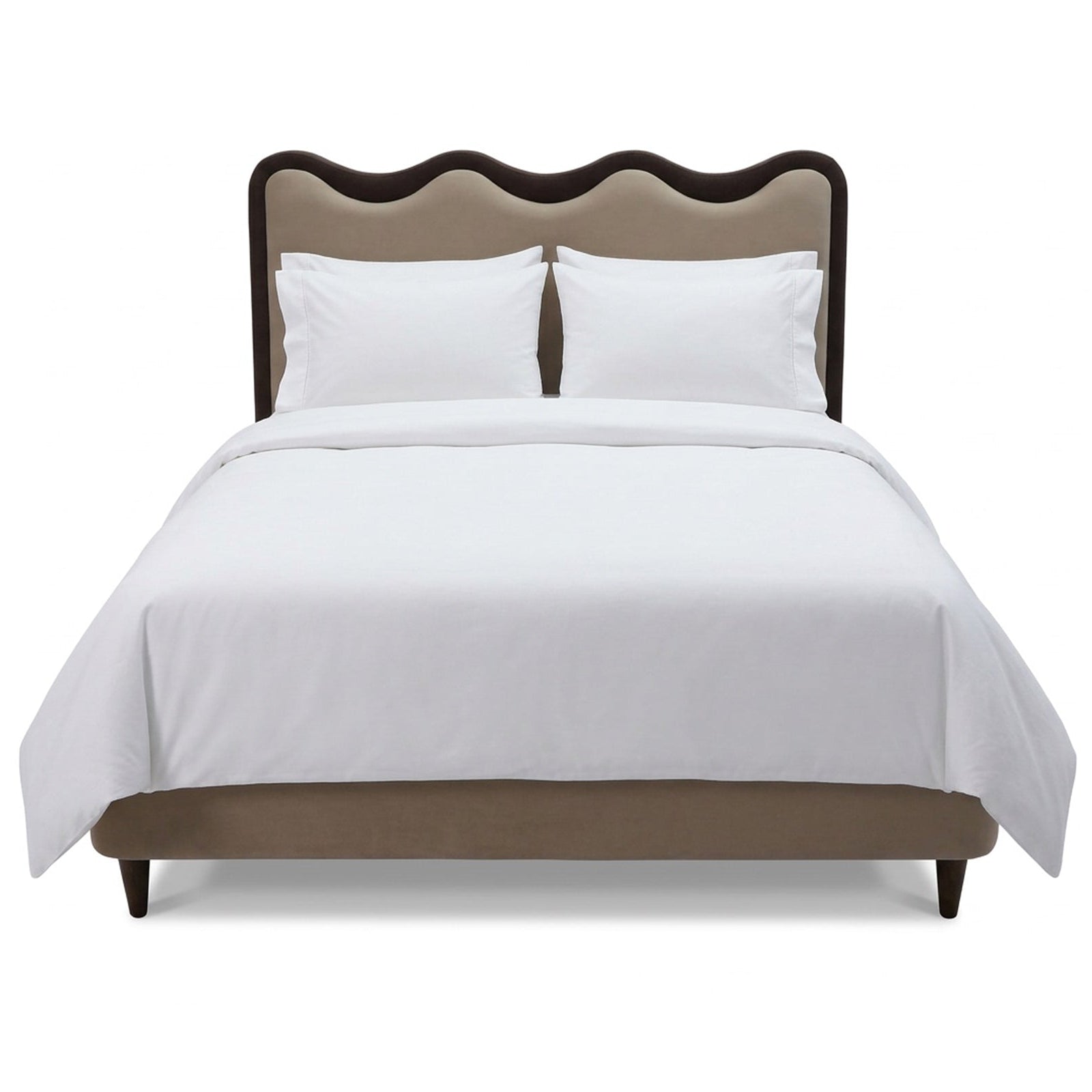 Palermo Hopper Desert Velvet & Terra Boucle Border Bed King Size