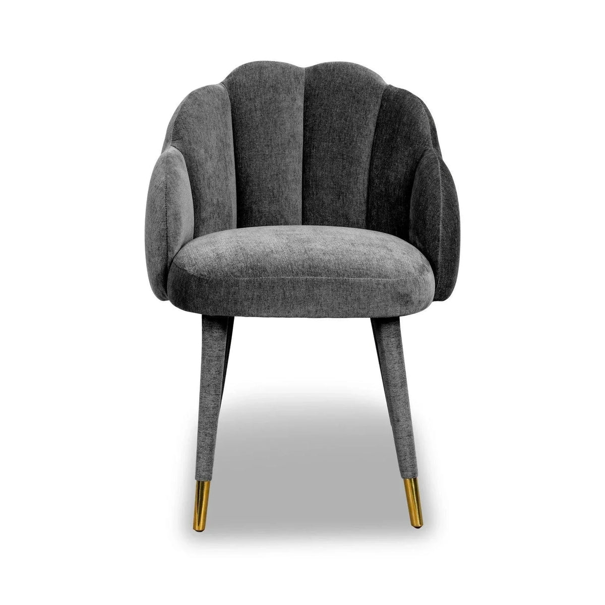 Mina Sysley Chalk Velvet Dining Chair