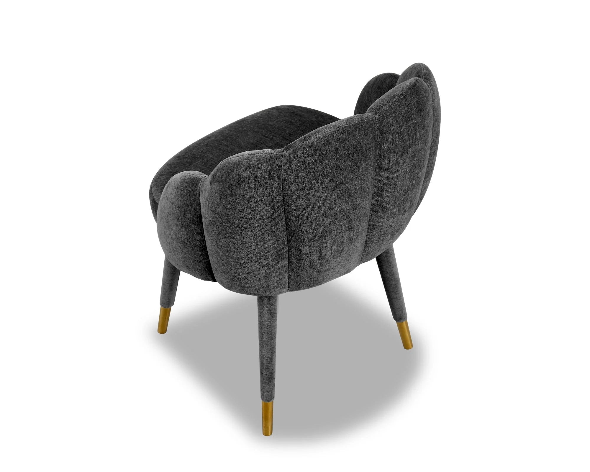 Mina Sysley Chalk Velvet Dining Chair