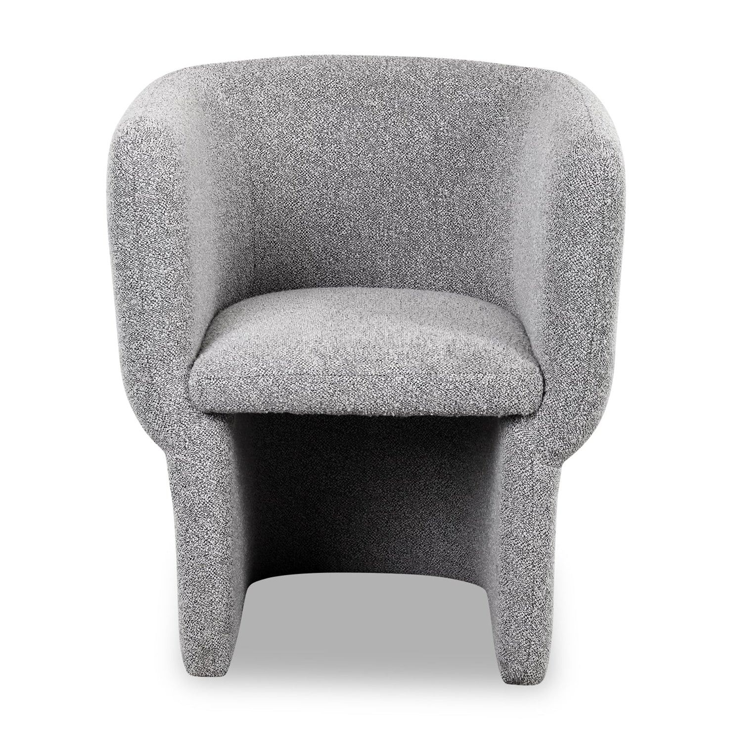 Tempus Kalpan Grey Linen Look Dining Chair