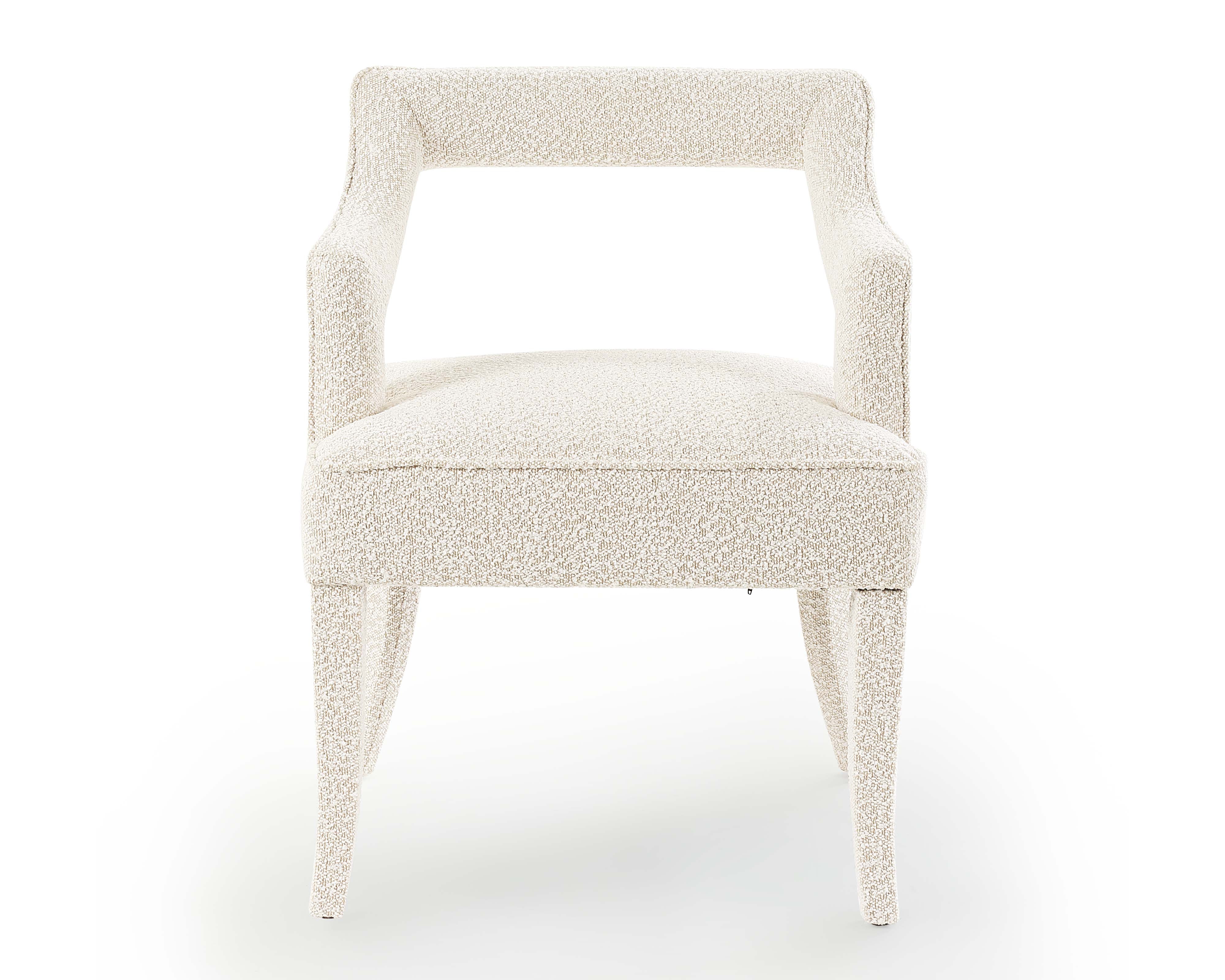 Calvin Dining Chair - Sand Cream Boucle