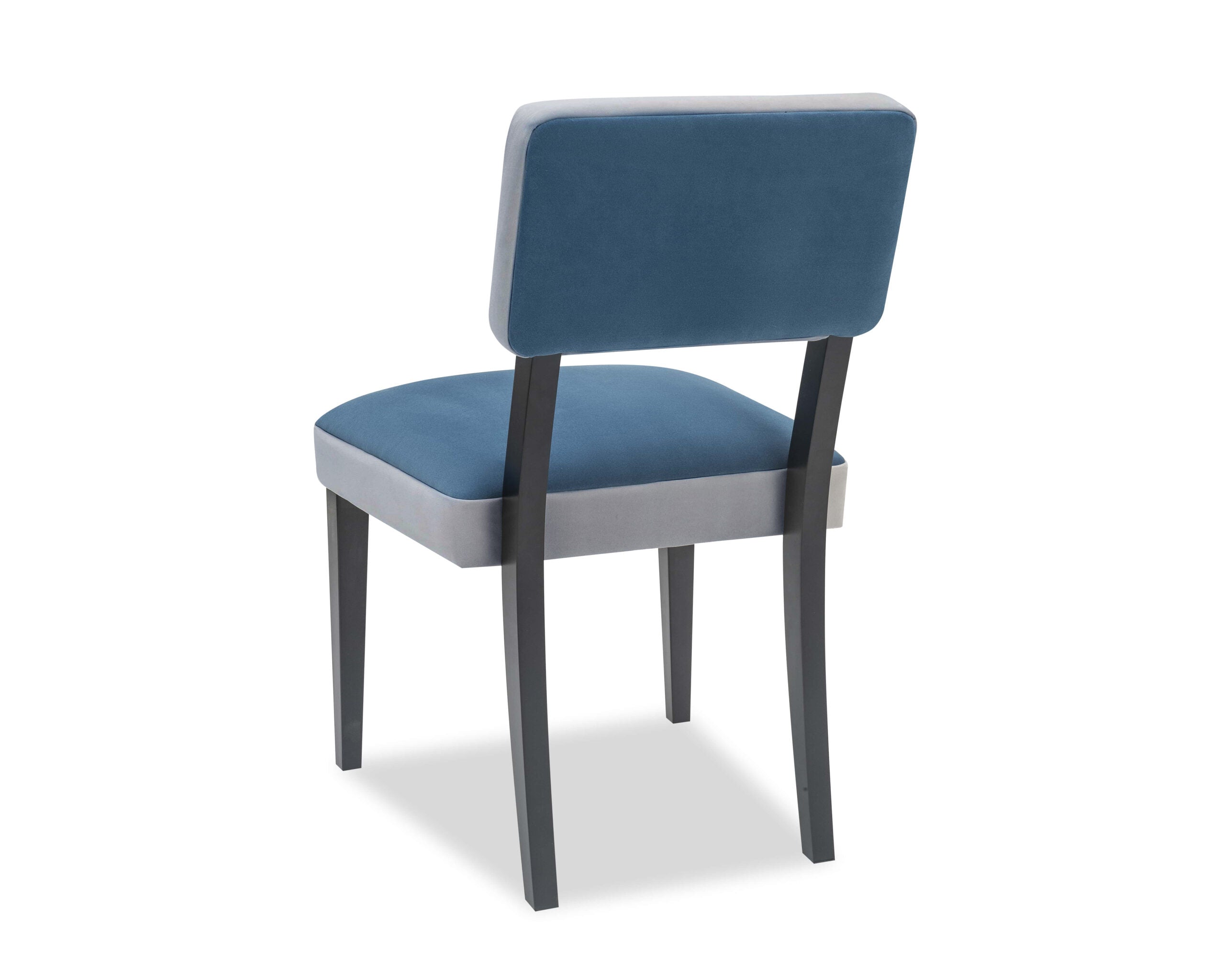 Alfama Dining Chair - Oxford Misty & Polar Blue Velvet
