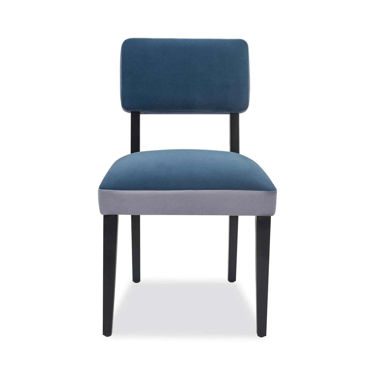Alfama Oxford Misty & Polar Blue Velvet Dining Chair