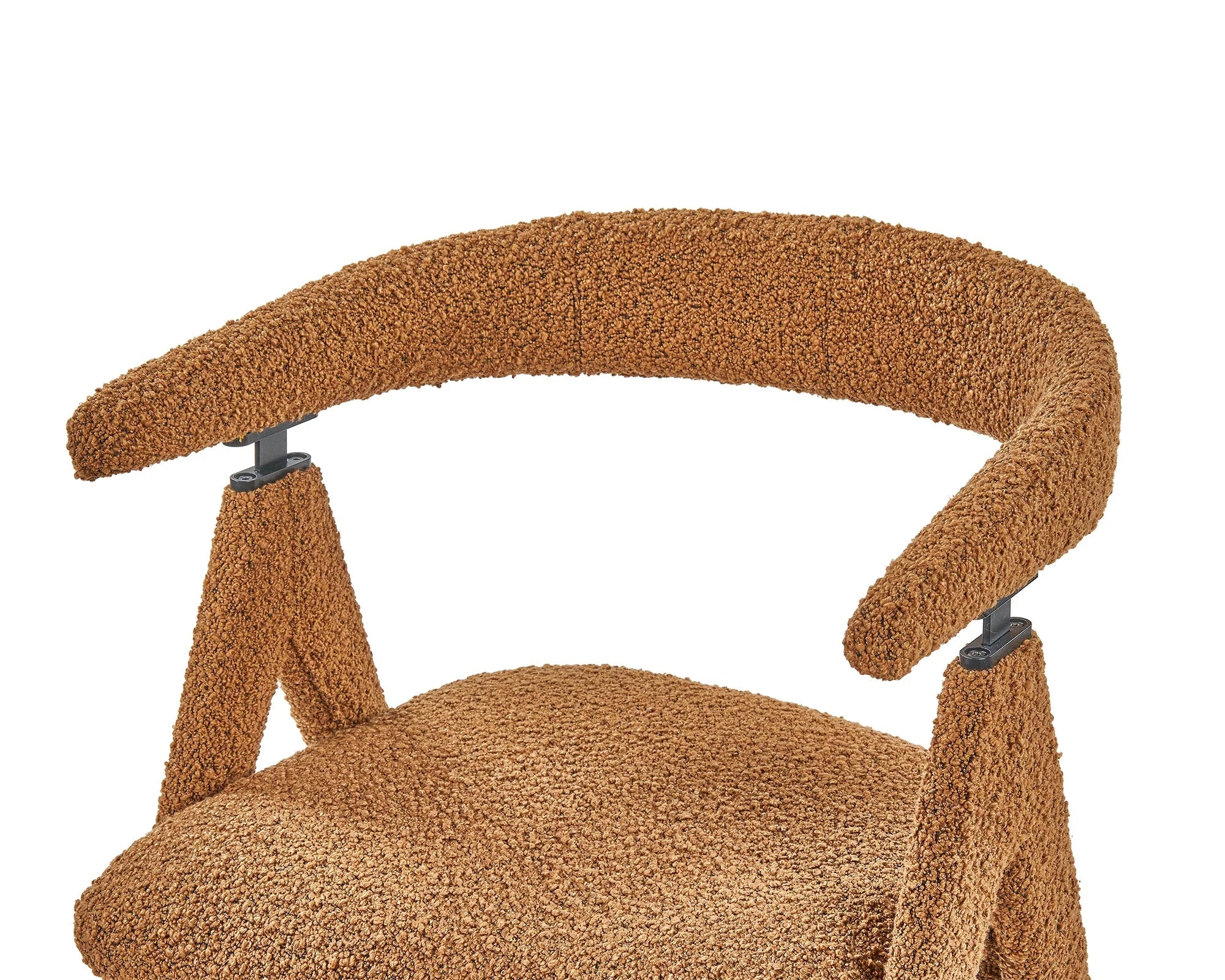 Kelly Beau Clay Boucle Dining Chair