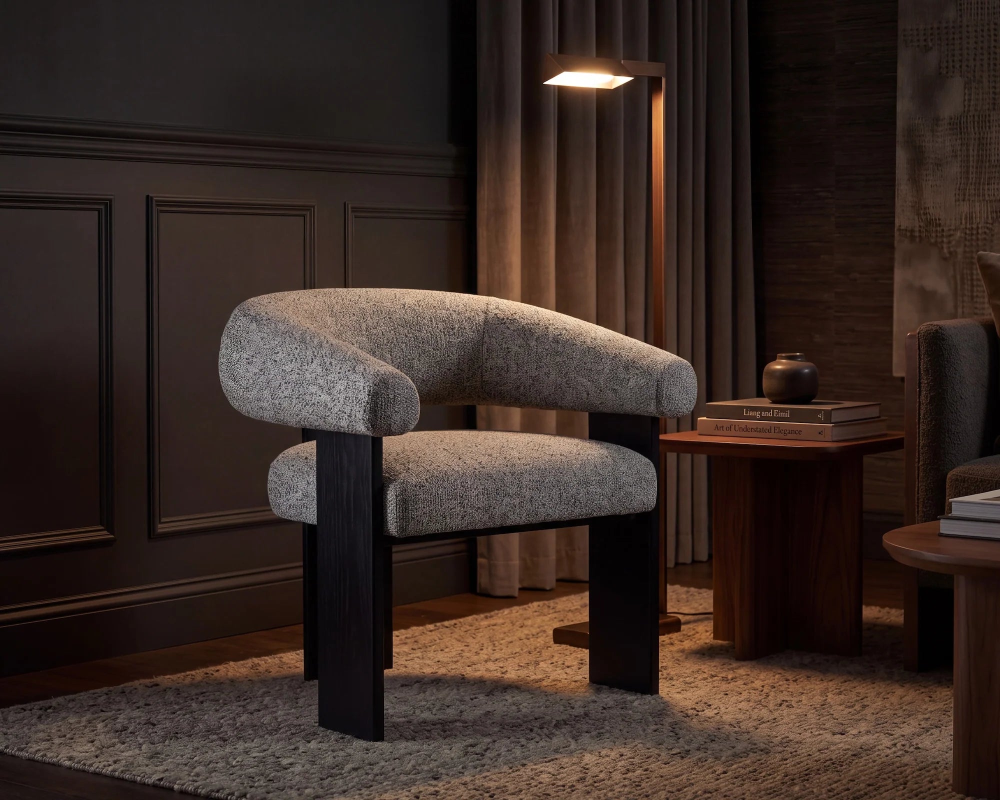Kalo Talbot Freckle Linen Look Armchair