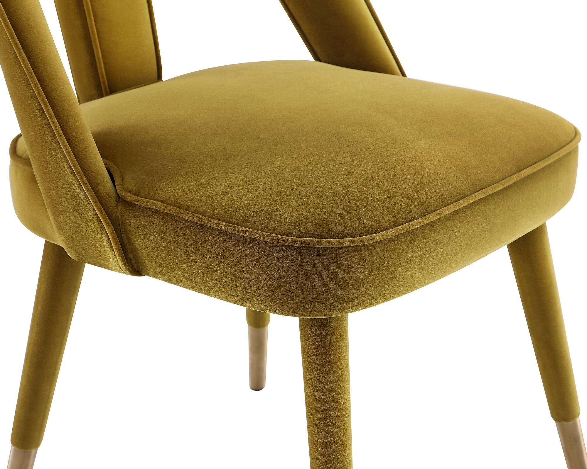 Pigalle Dining Chair - Kaster II Mustard Velvet