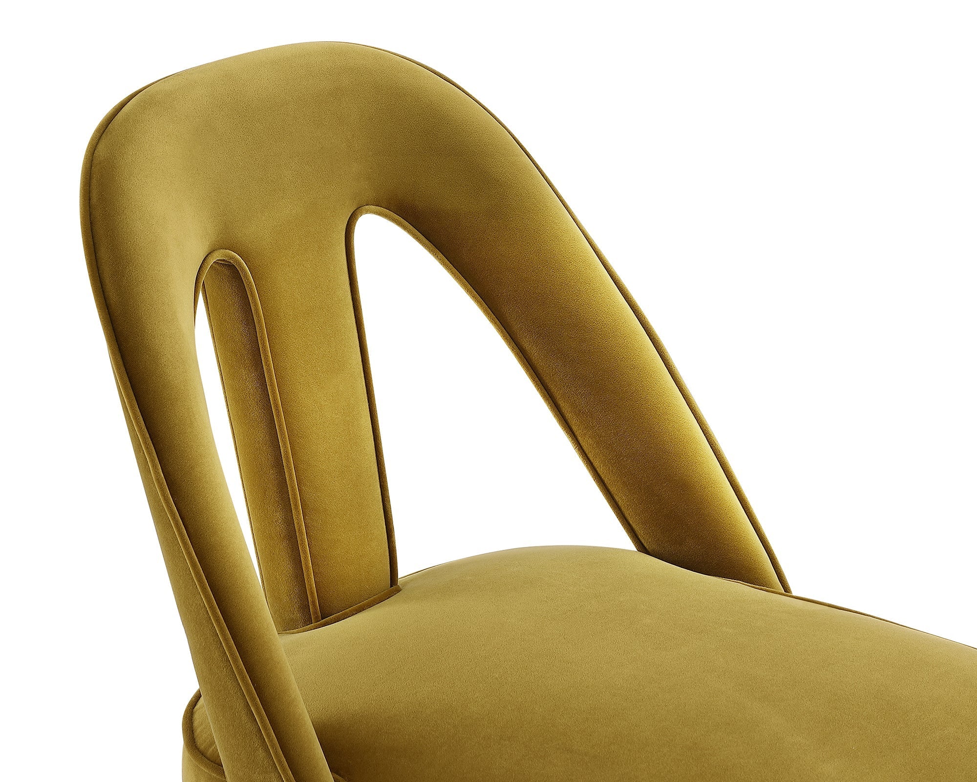 Pigalle Dining Chair - Kaster II Mustard Velvet