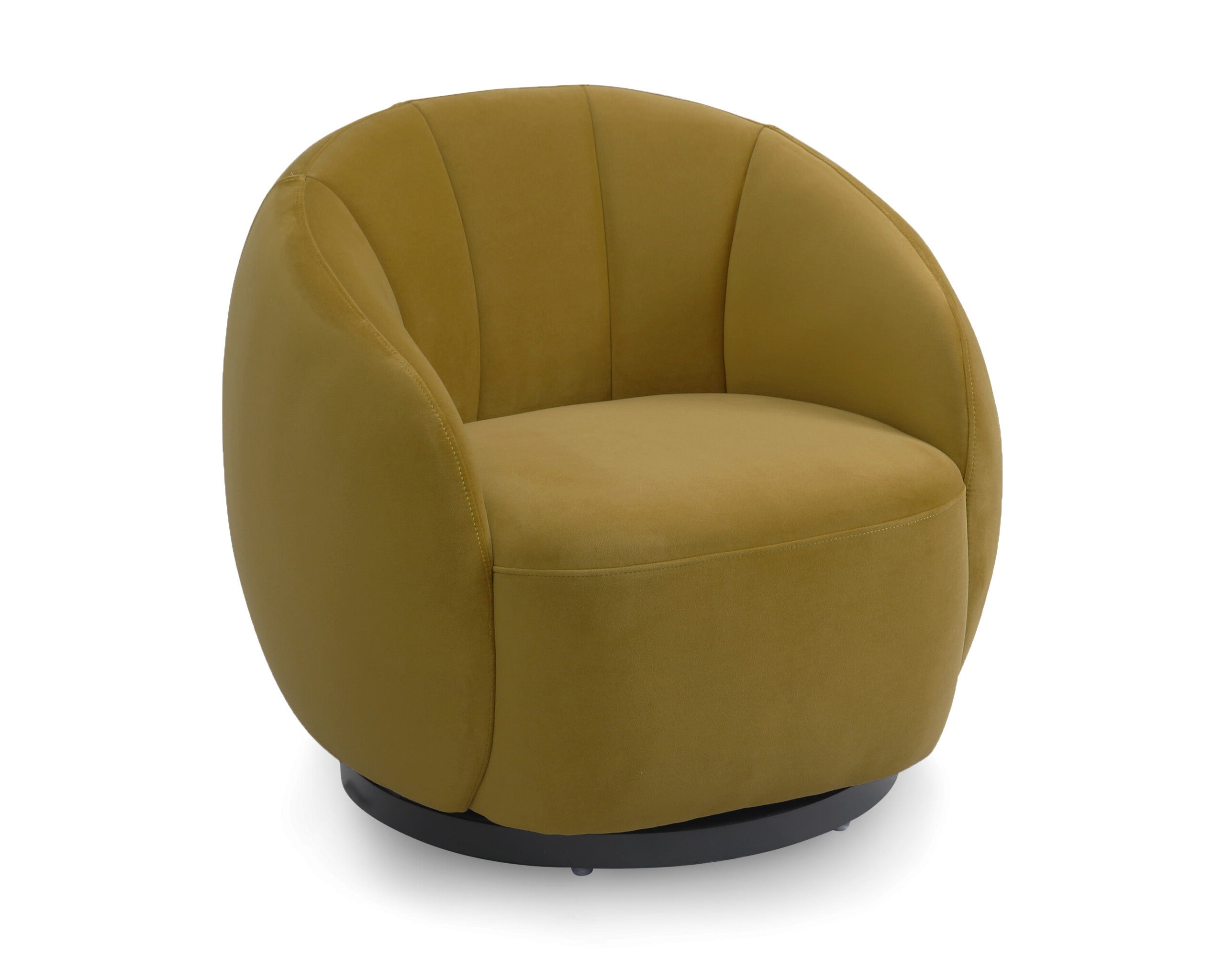 Bulpa Armchair - Kaster Mustard Velvet
